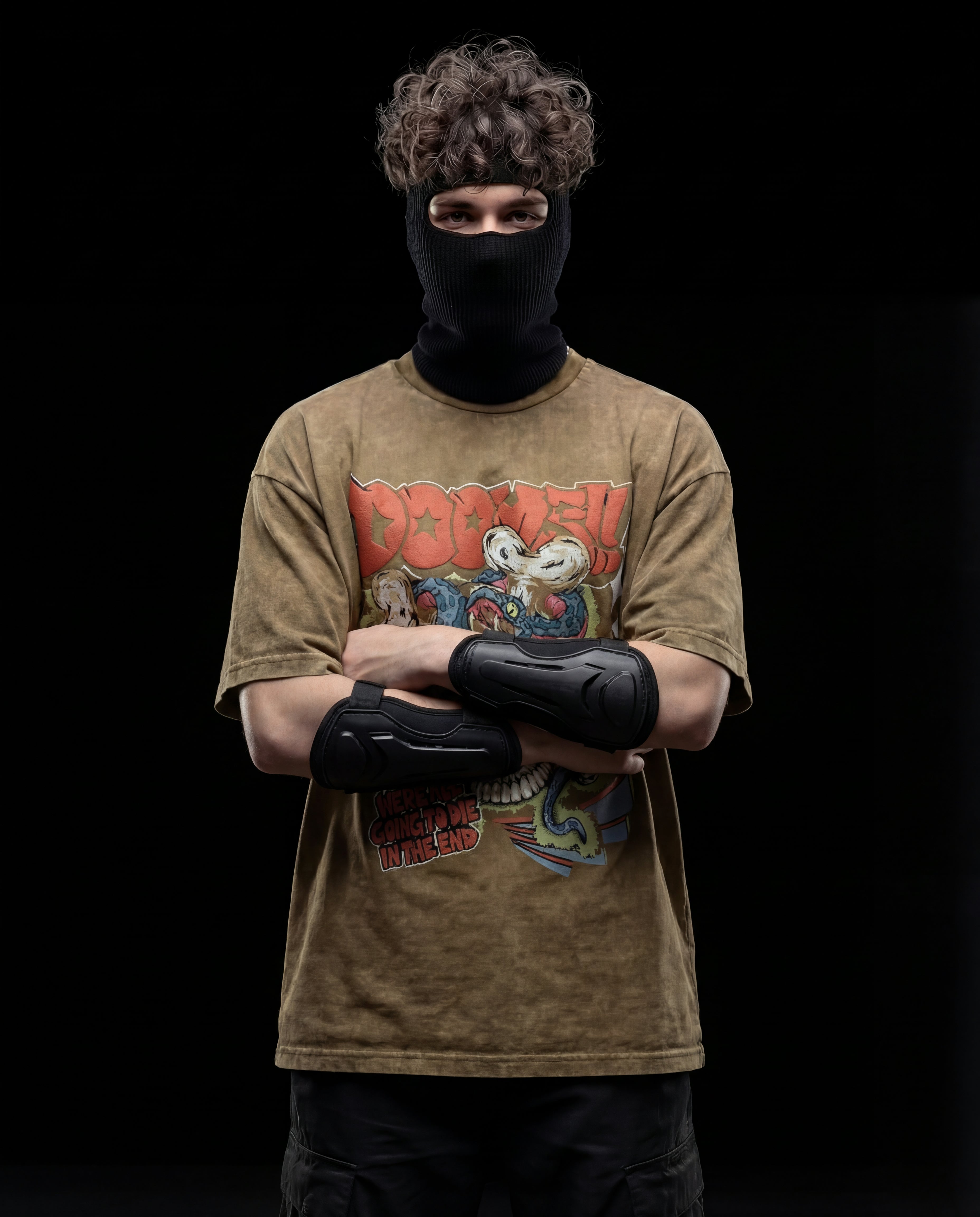VANDAL VISION // REBEL PROTOCOL ACID WASH TEE