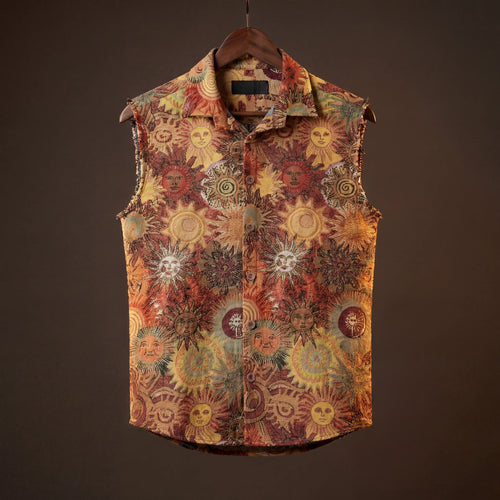 Solar Symphony Jacquard Vest