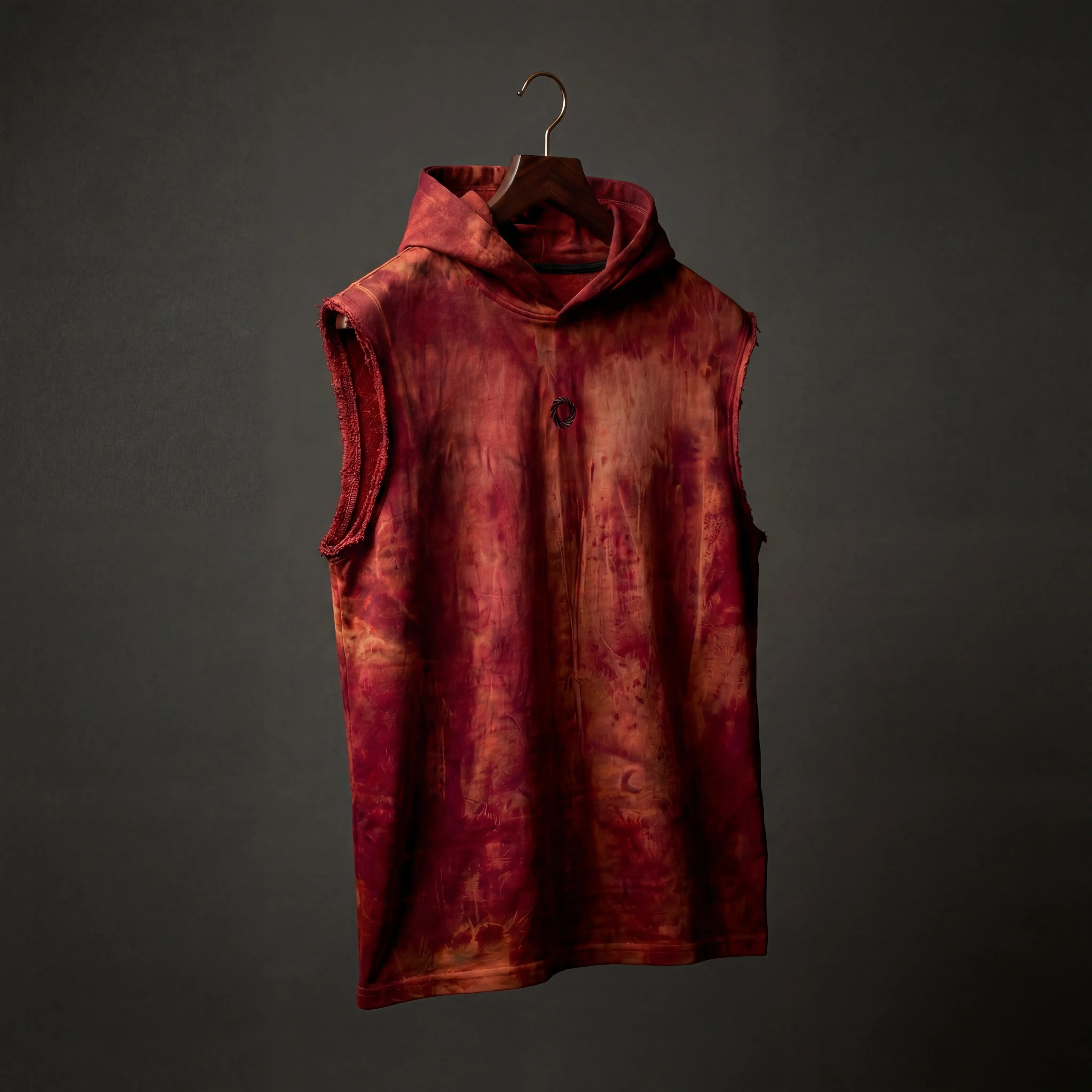 Inferno Veil Sleeveless Oversized Hoodie