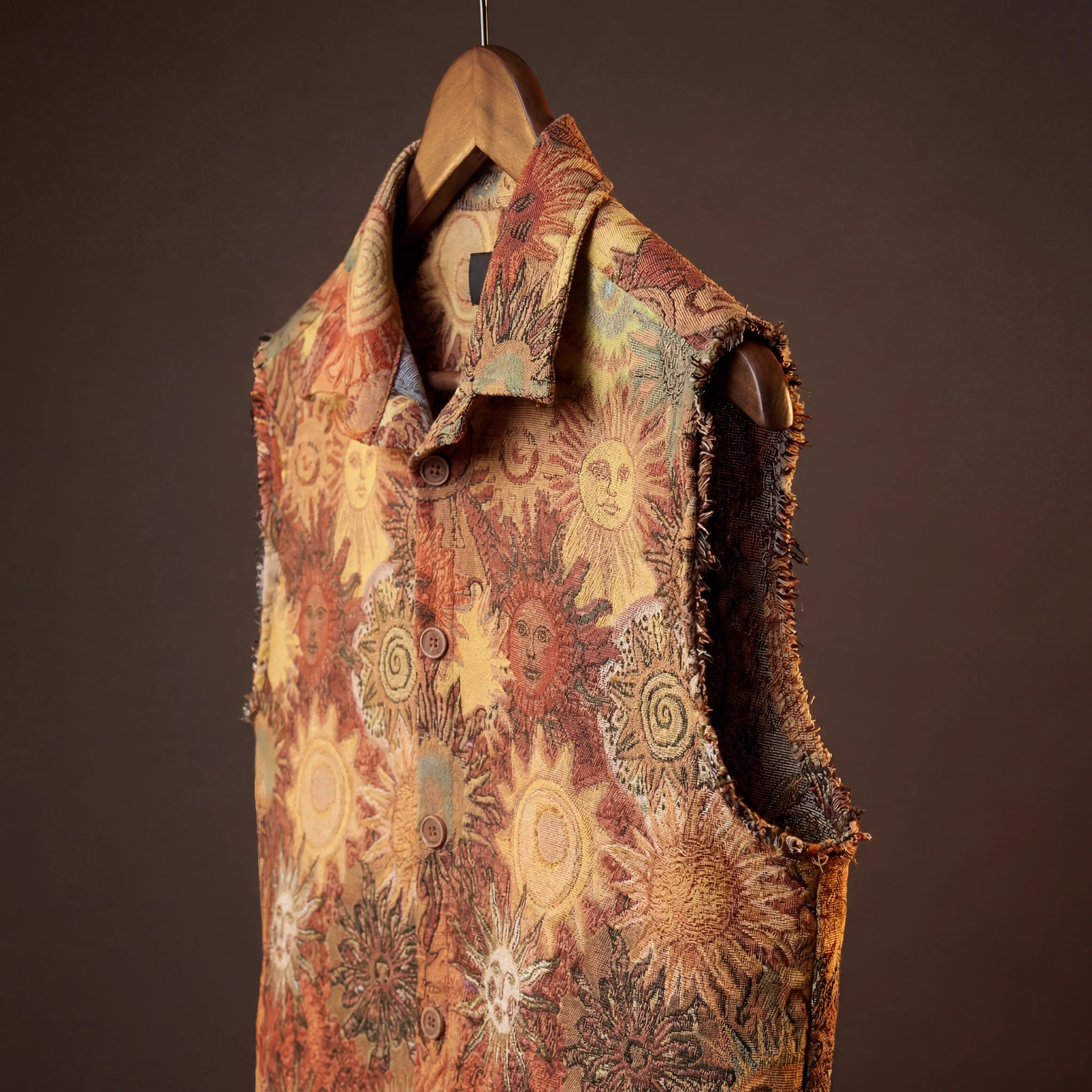 Solar Symphony Jacquard Vest