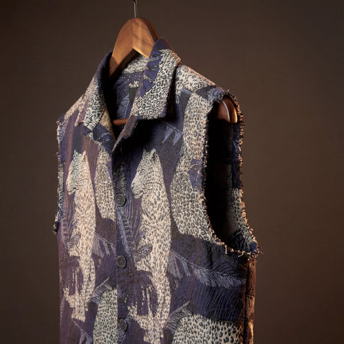 Leopard’s Lair Jacquard Vest