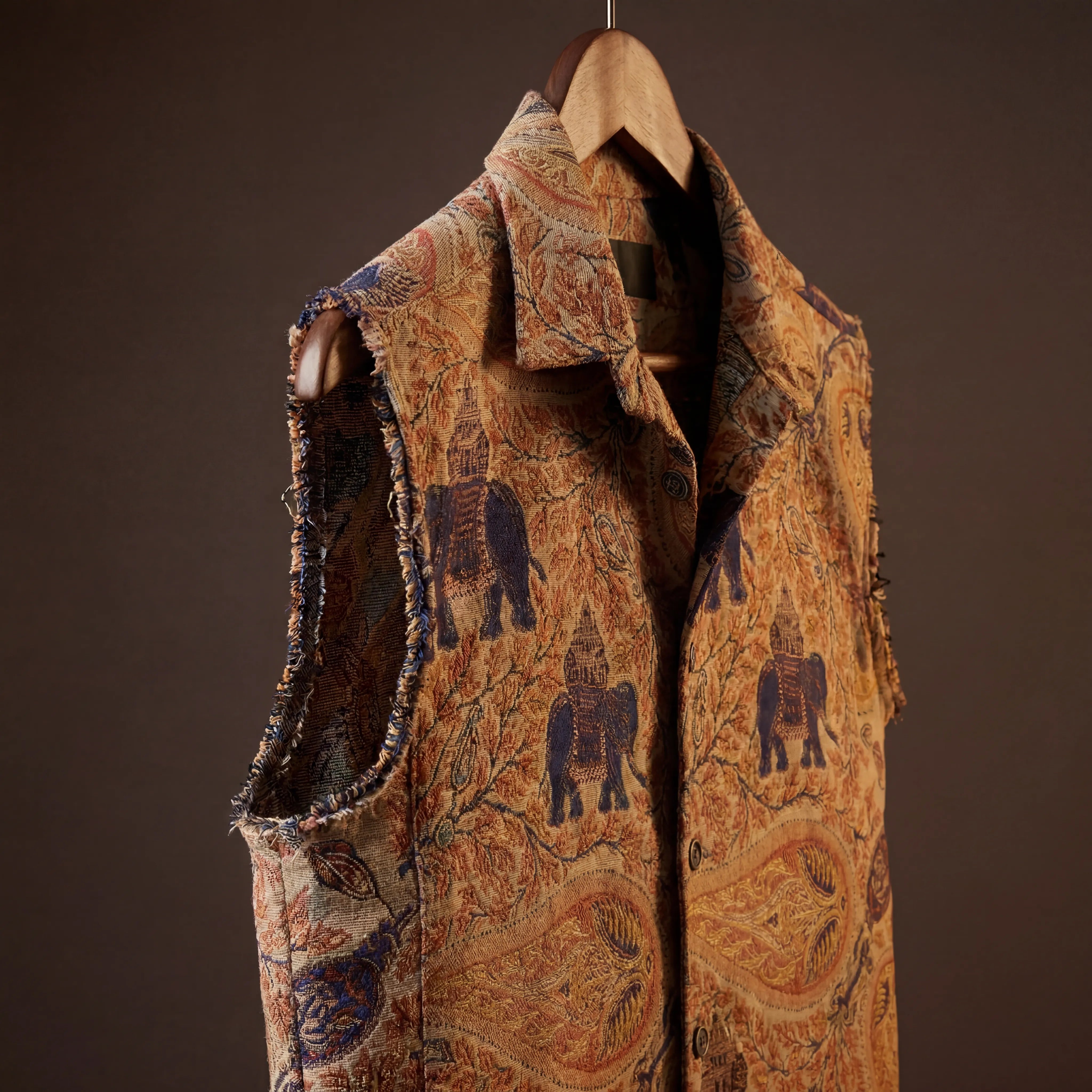 Elephant Memoir Jacquard Vest