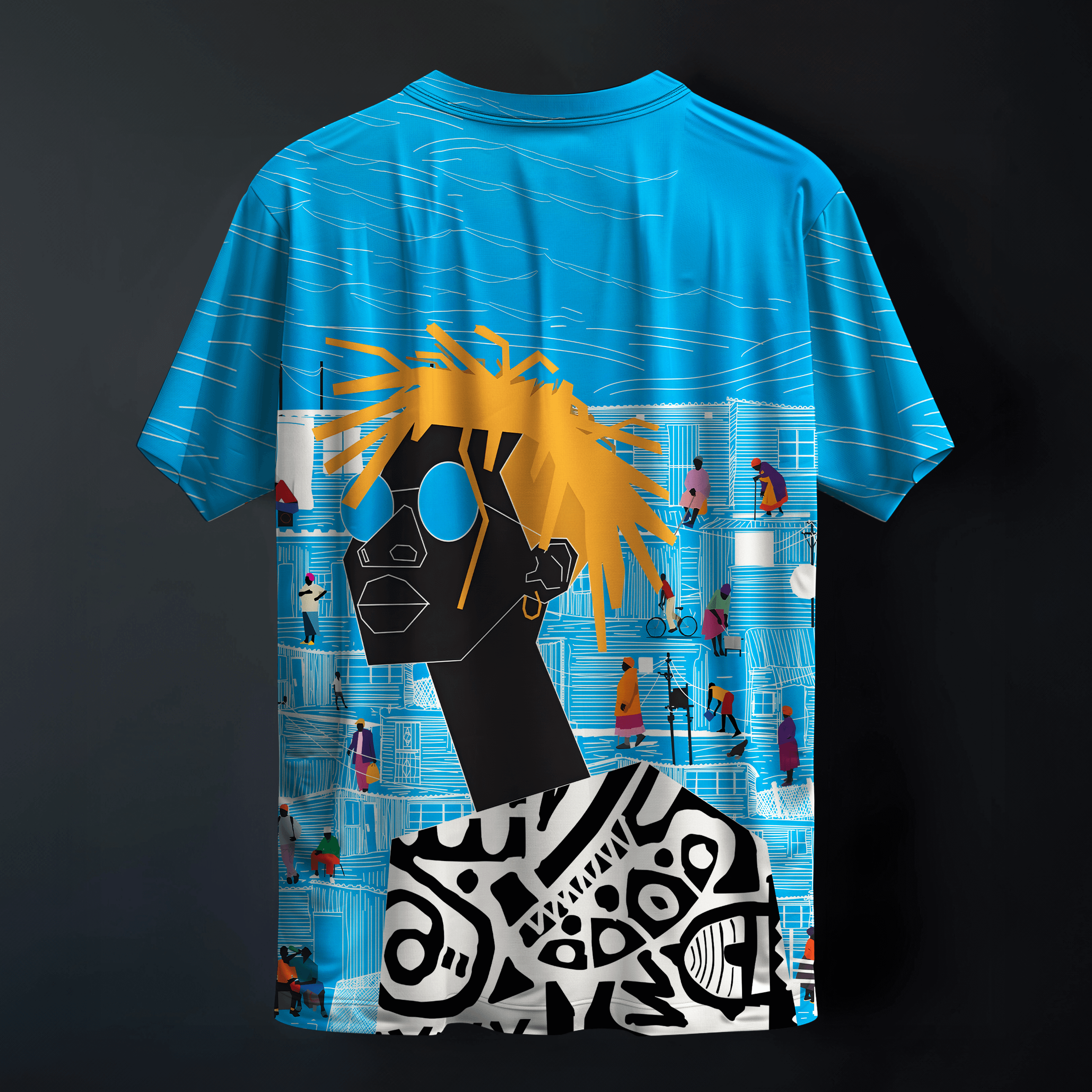 Afro Future Printed Tee