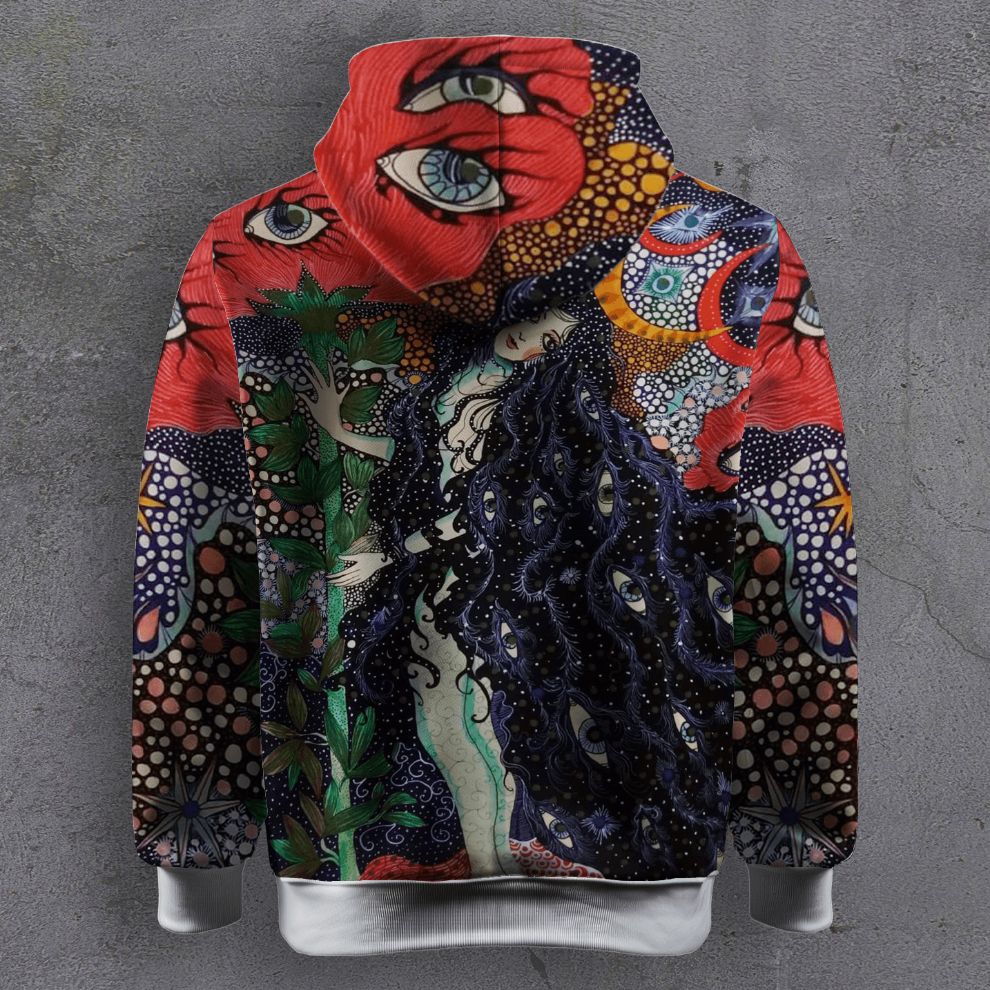Astral Flora Printed Hoodie