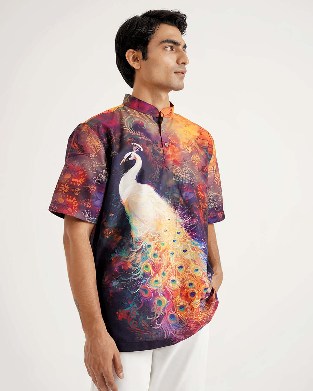 Blue Reverie Short Kurta - CLAZZEY