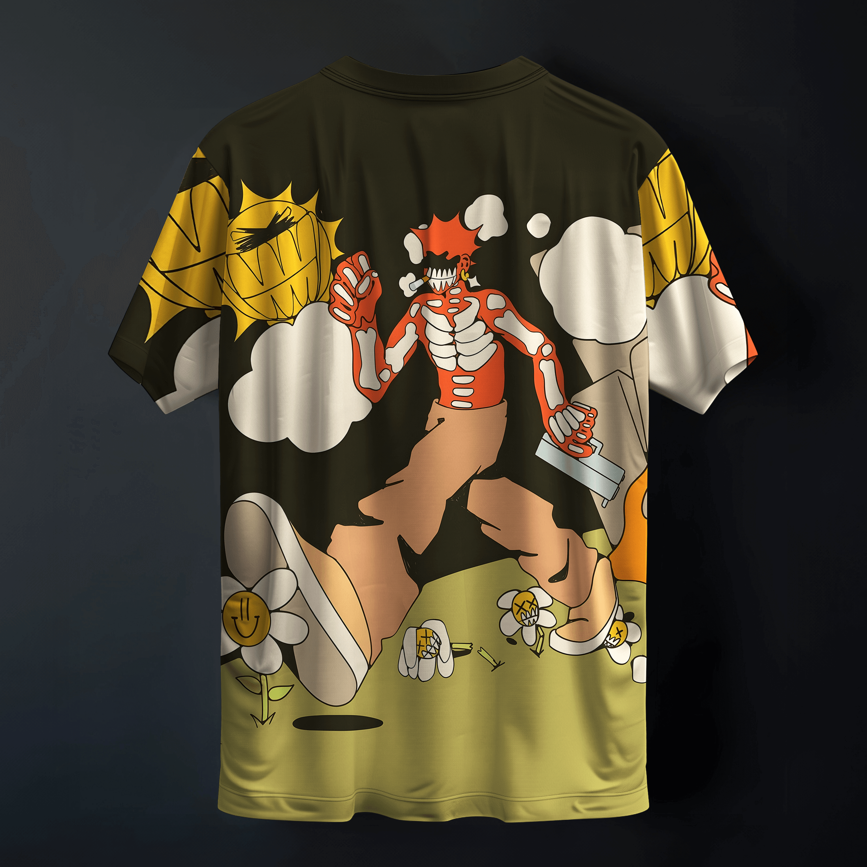 Bone Rush Printed Tee