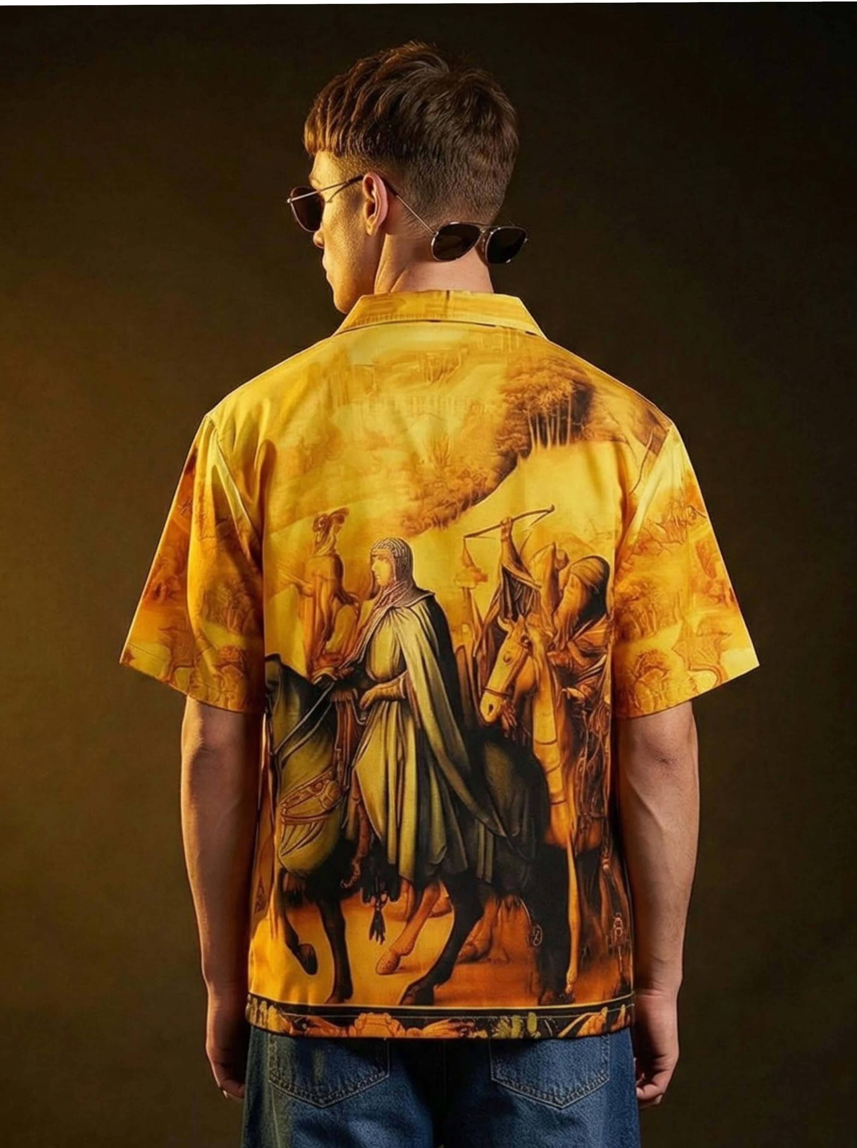 Golden Odyssey Cotton Shirt – Premium Shirt for Men