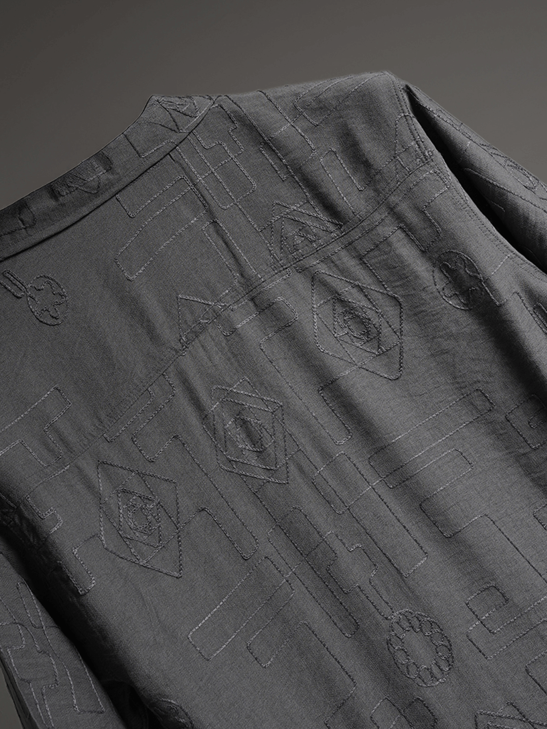 Charcoal Classic Knitted Shirt