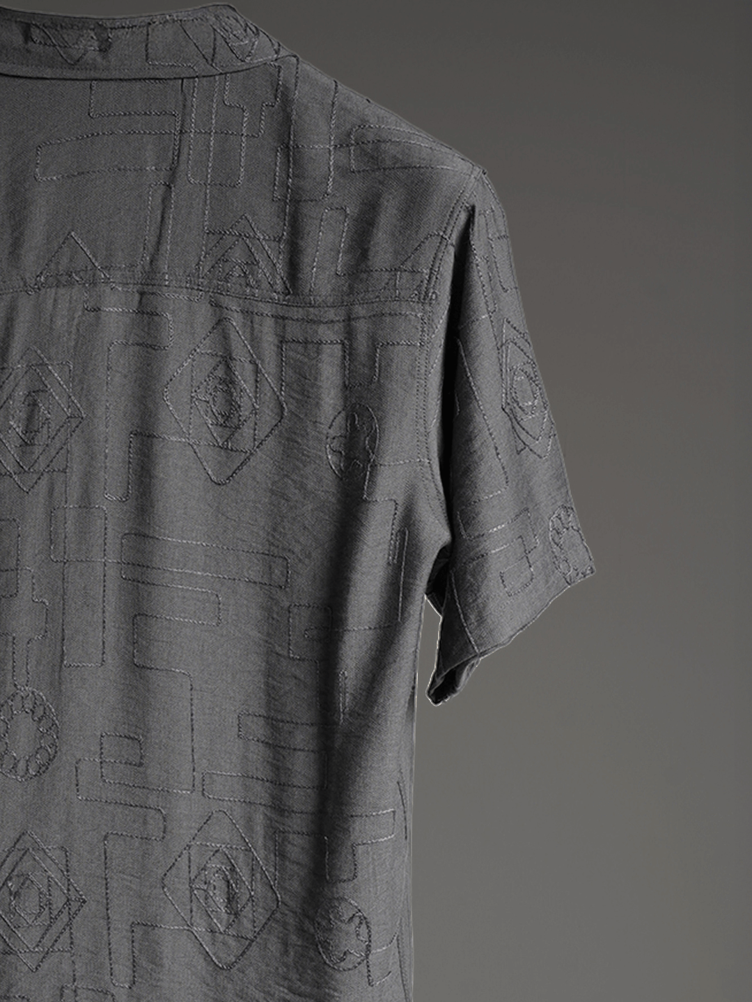 Charcoal Classic Knitted Shirt