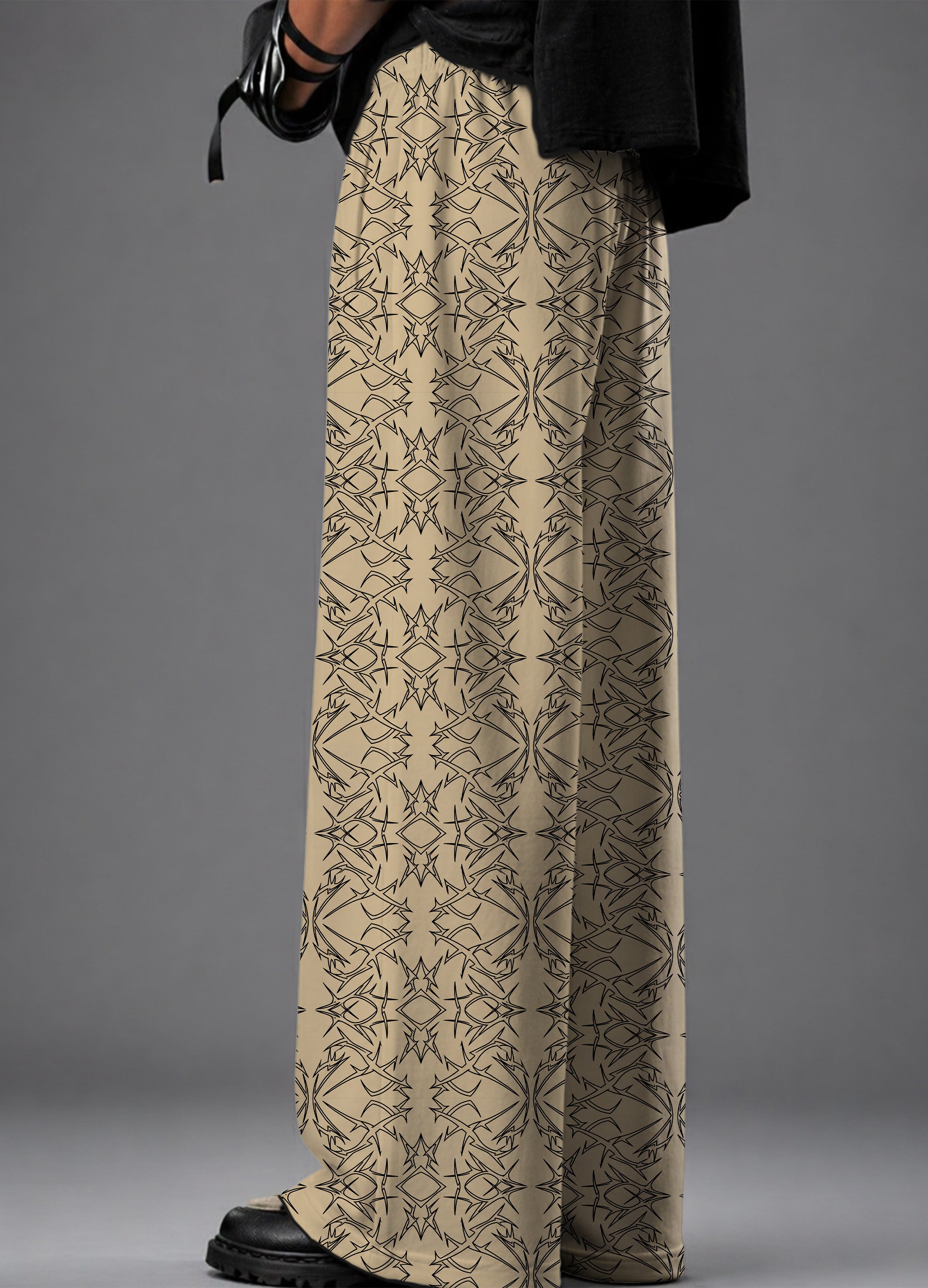 Abstract Web Baggy Pants
