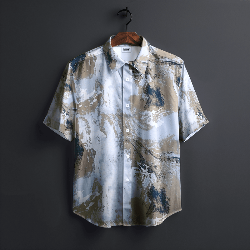 Cloud Burst Shirts and Short Set - 100% cotton