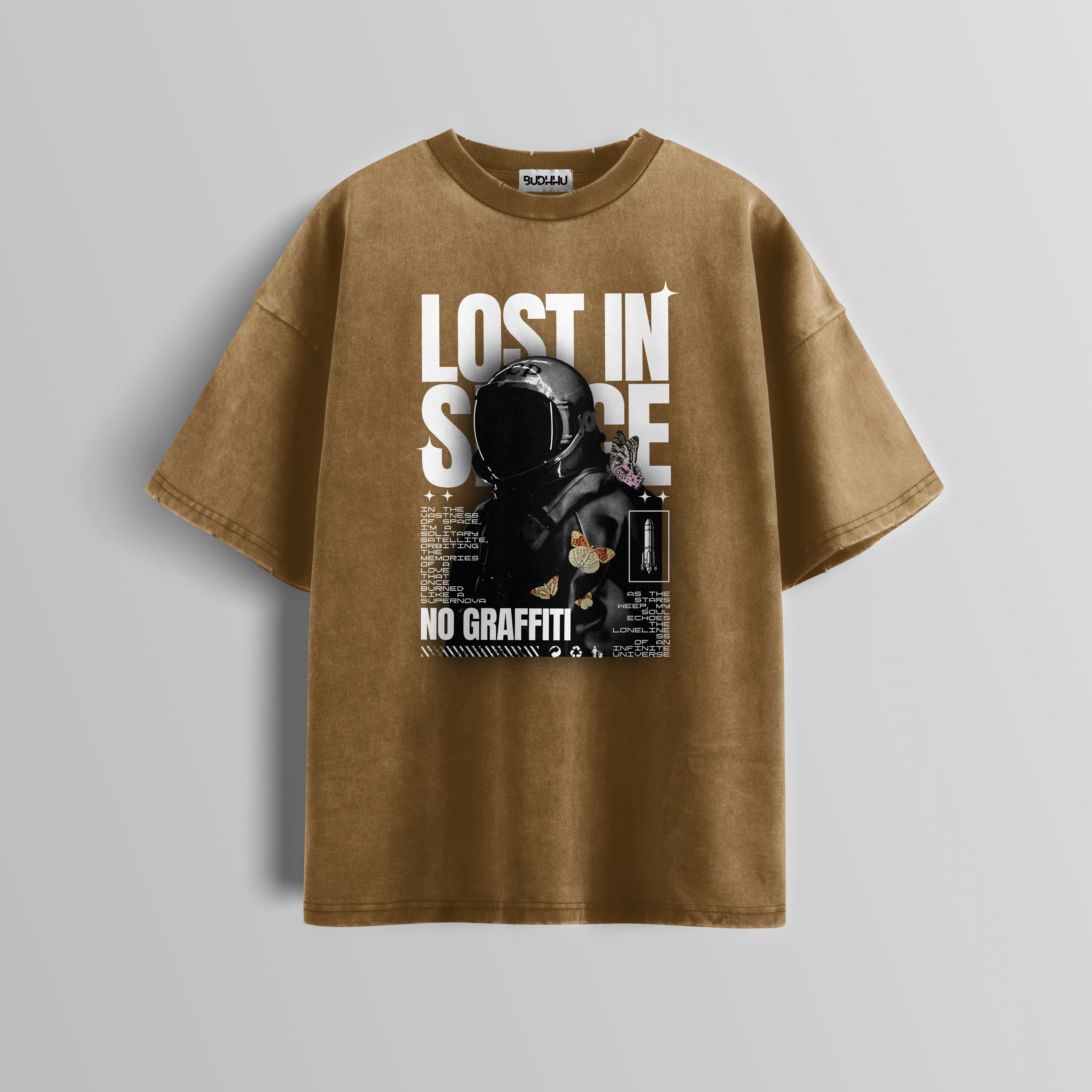 Cosmic Solitude Acid Wash Tee