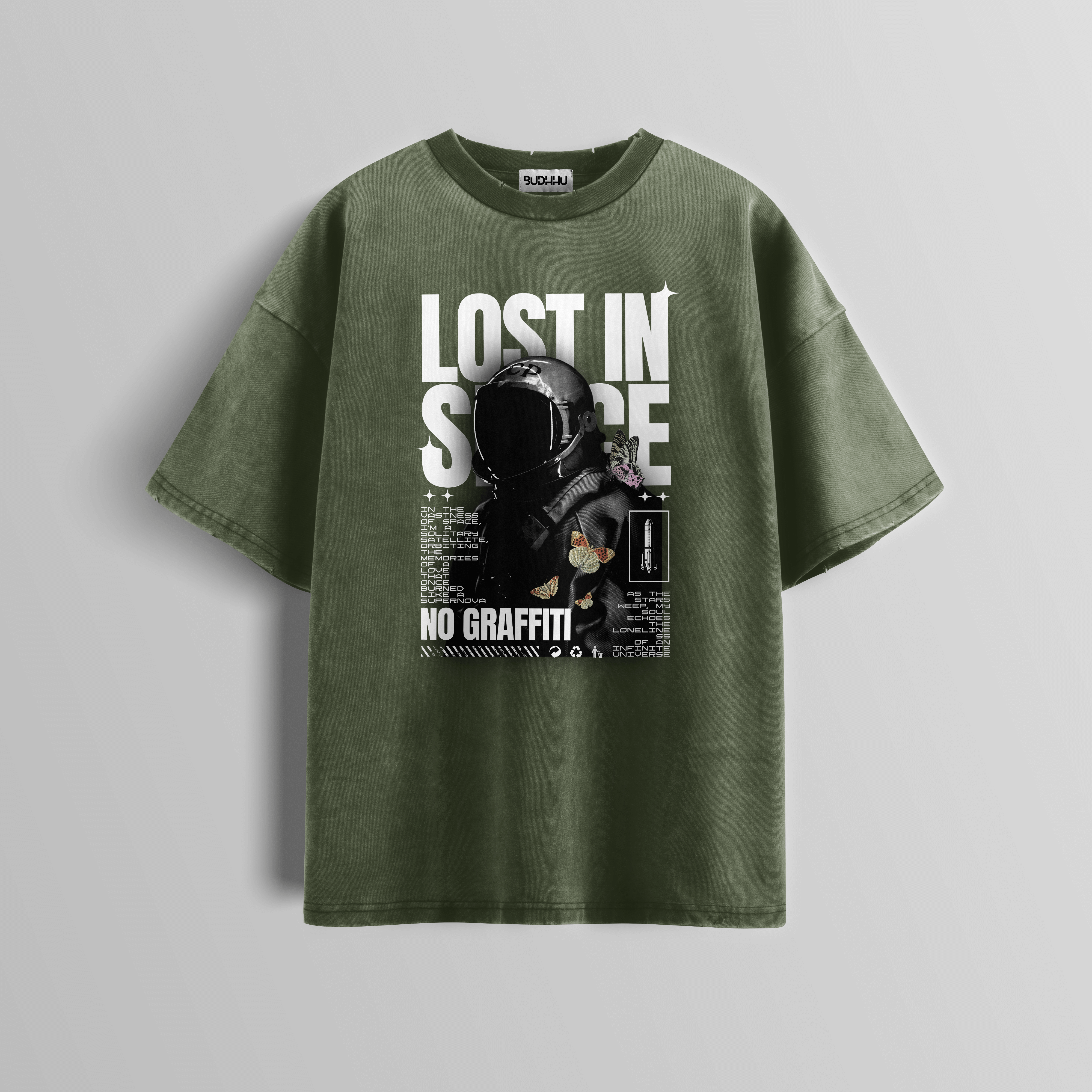 Cosmic Solitude Acid Wash Tee