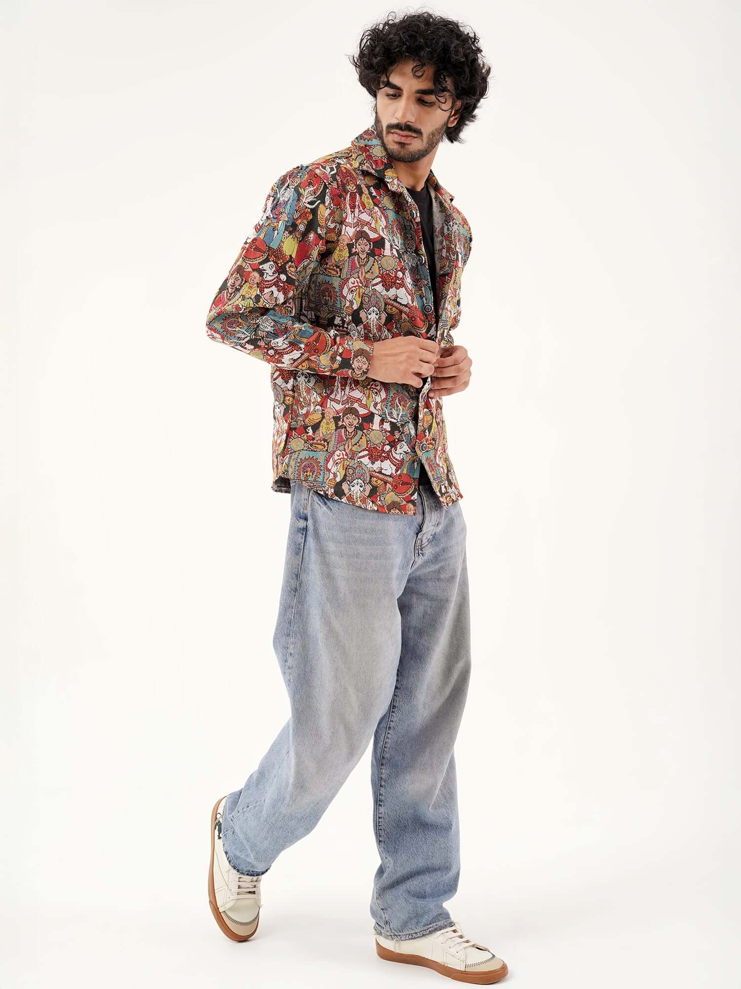 Cultural Canvas Shacket – A Smart Casual Layer - CLAZZEY