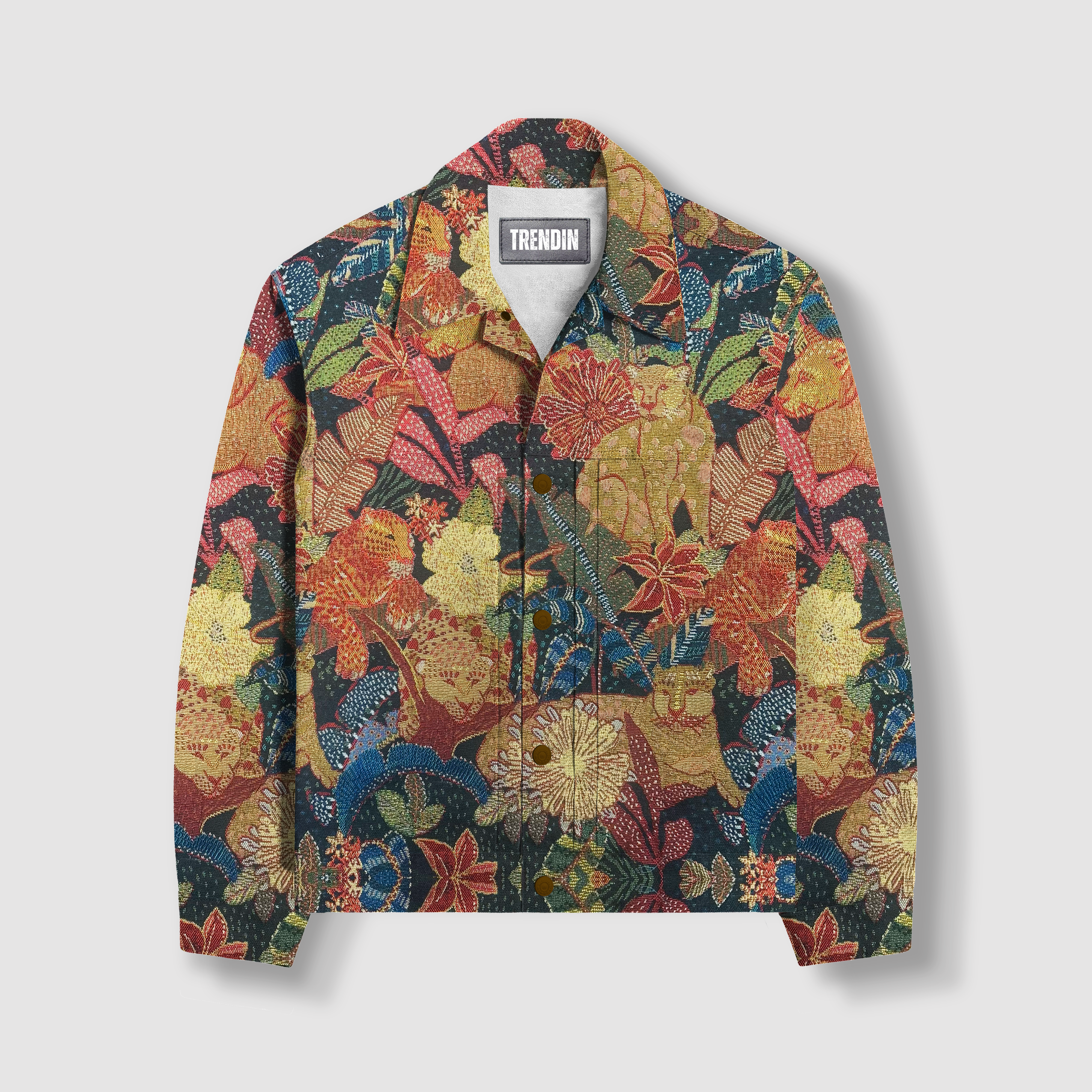 Bohemian Blaze Shacket – Partywear Jackets