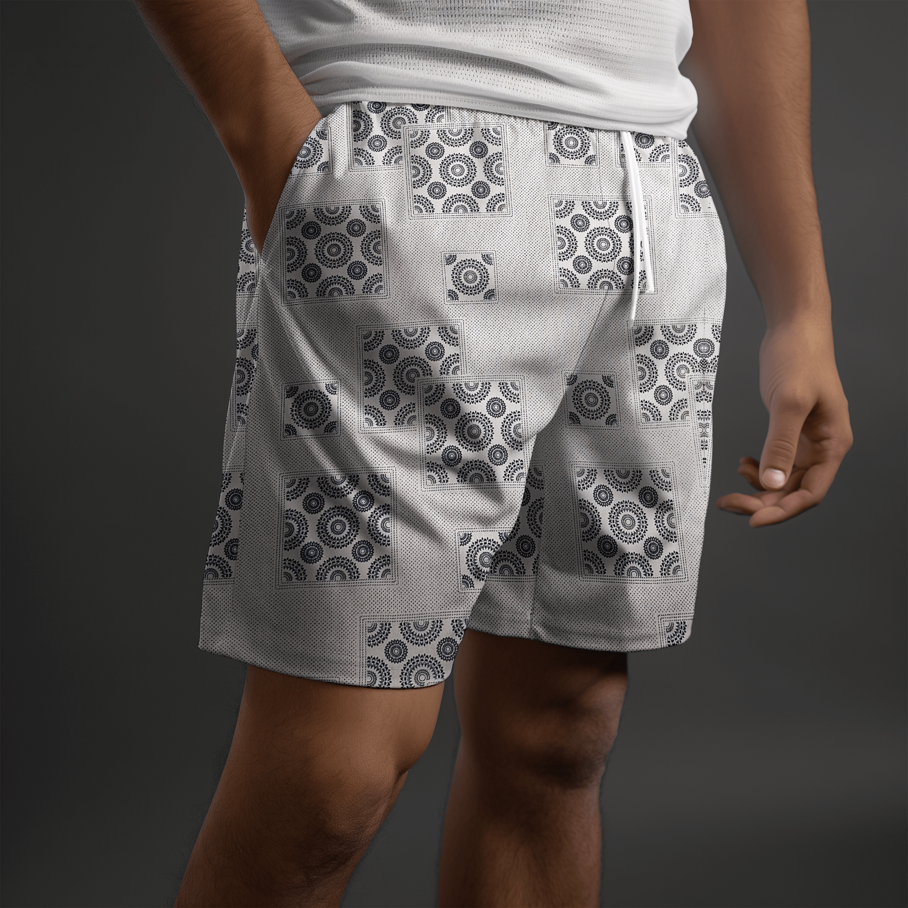 Echo Luxe White Shirts and Short Set | 100% cotton