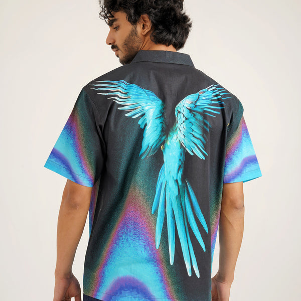 Wings of Freedom Cotton Shirt – Designer Printed Shirt