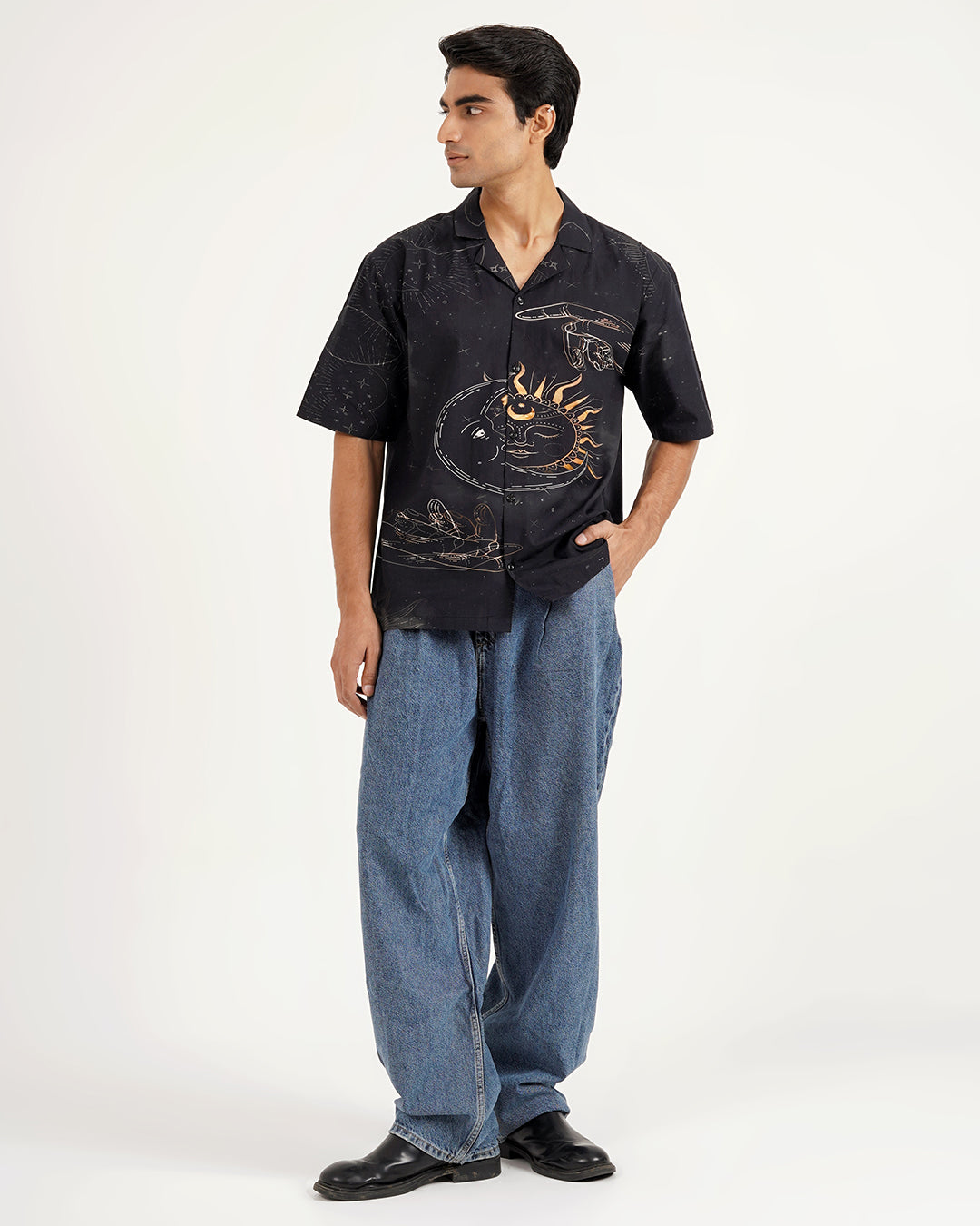 Zodiac Flow Cotton Shirt - Premium 100% Cotton