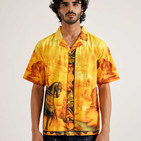 Golden Odyssey Cotton Shirt – Premium Shirt for Men