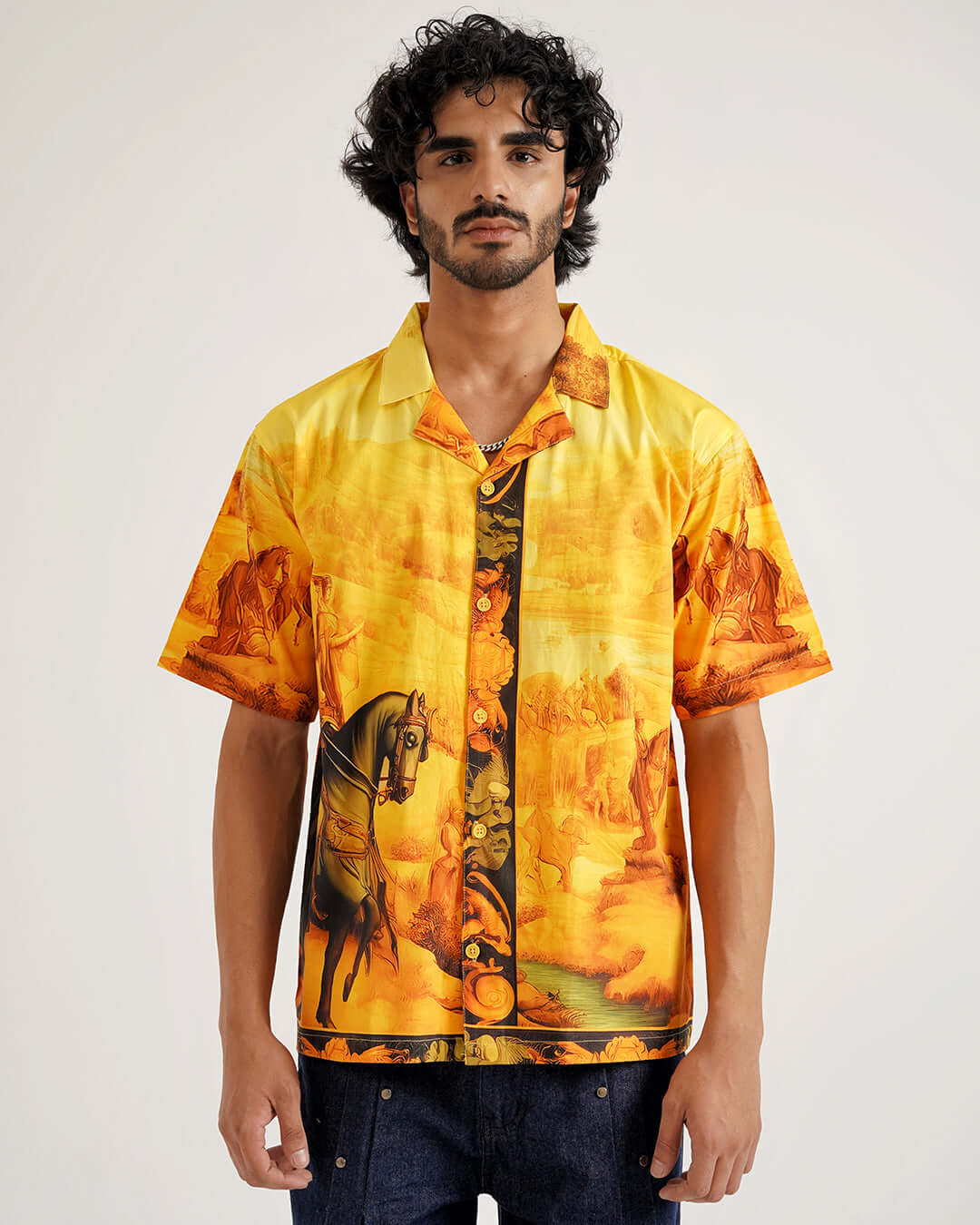 Golden Odyssey Cotton Shirt – Premium Shirt for Men