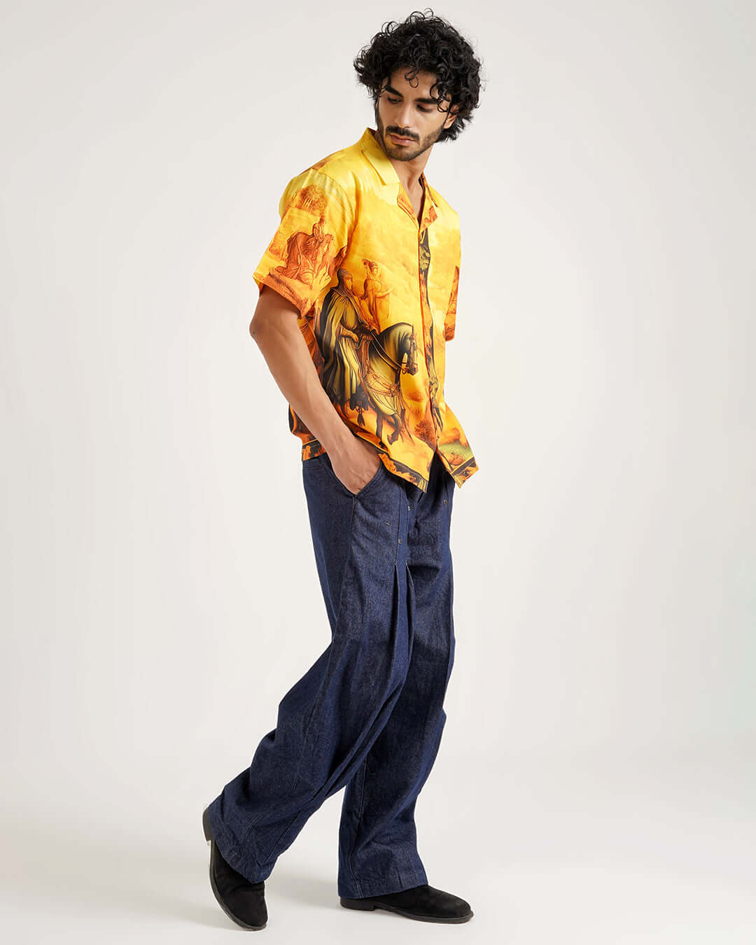 Golden Odyssey Cotton Shirt – Premium Shirt for Men