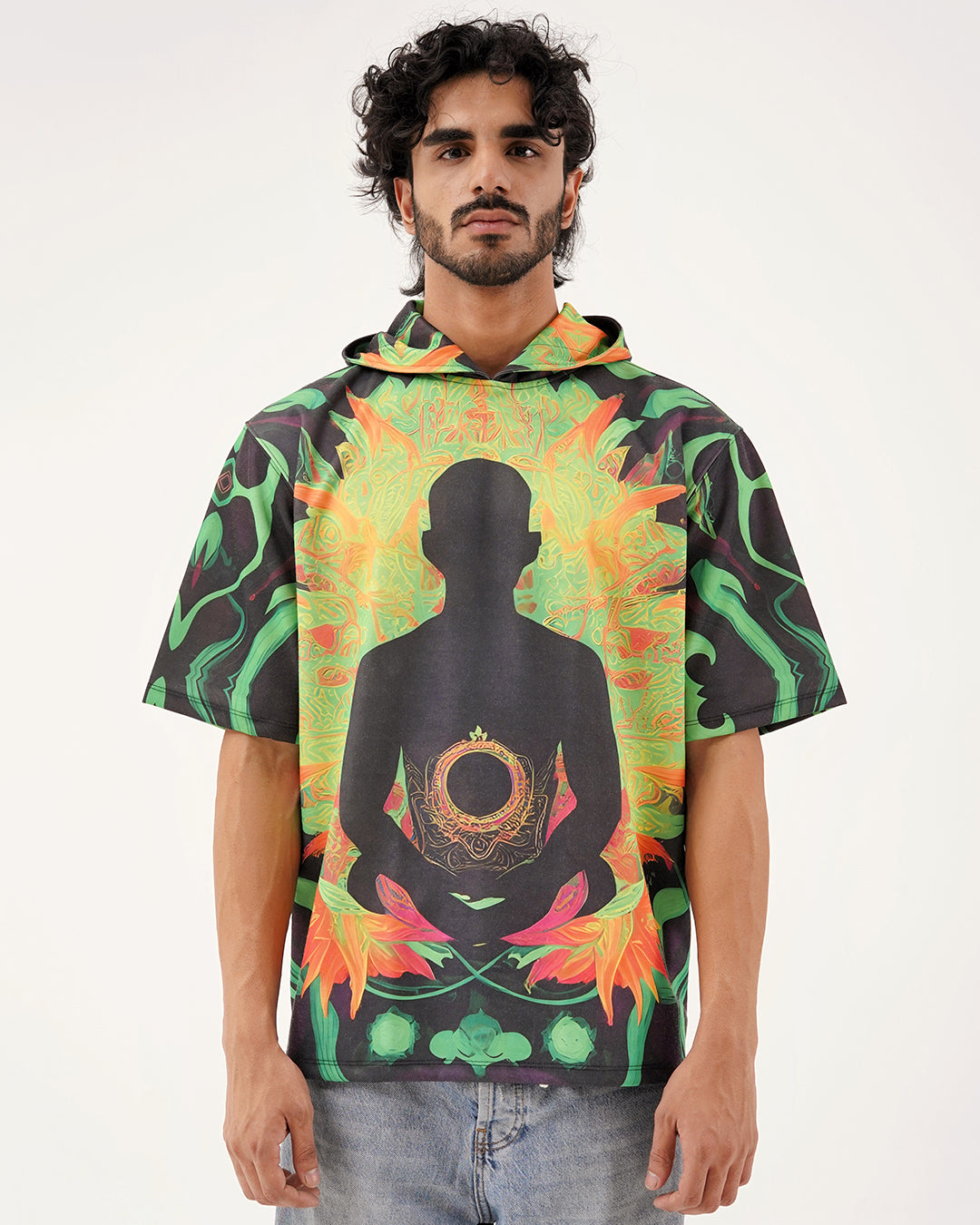 Meditate Mode: ON Oversized Hoodie