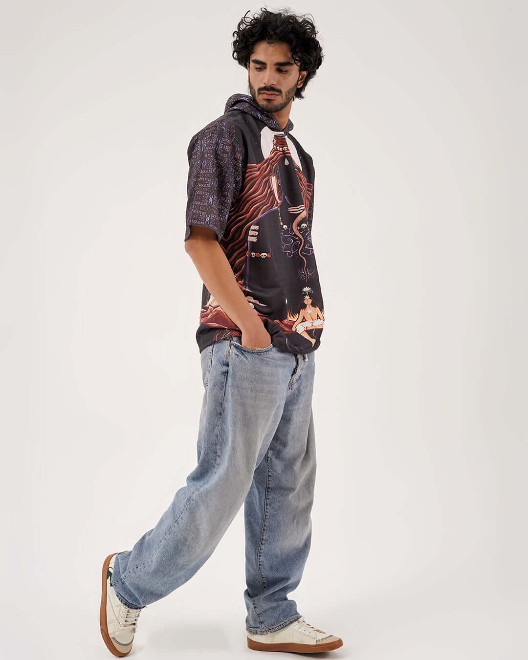 Shivaverse Oversized Hoodie for Spiritual and Bold Streetwear