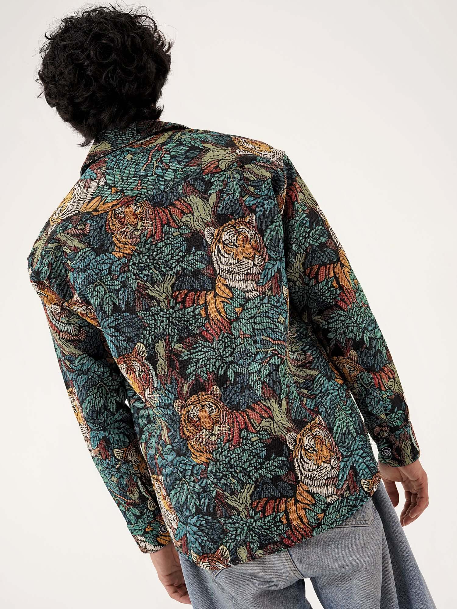 Jungle Royalty Shacket – Designer Cotton Jacket