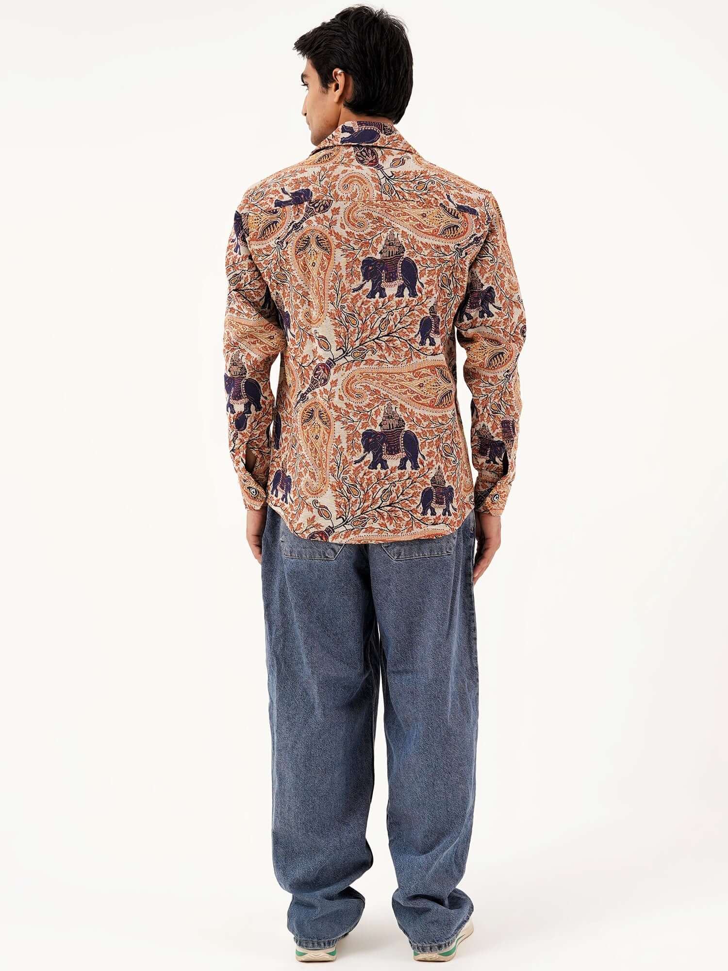 Elephant Memoir Shacket – Premium Jacquard Comfort