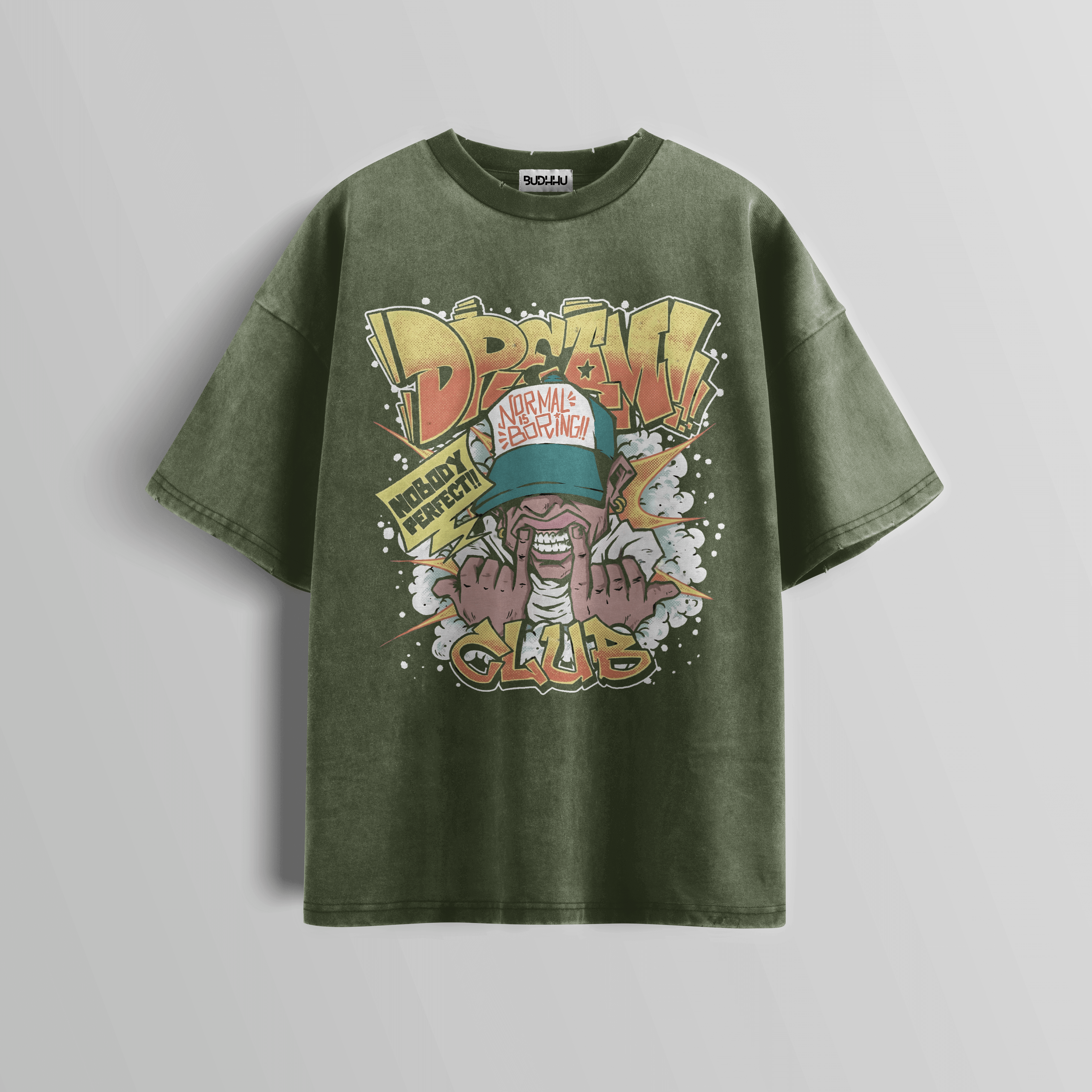 Dream Club Rebel Acid Wash Tee