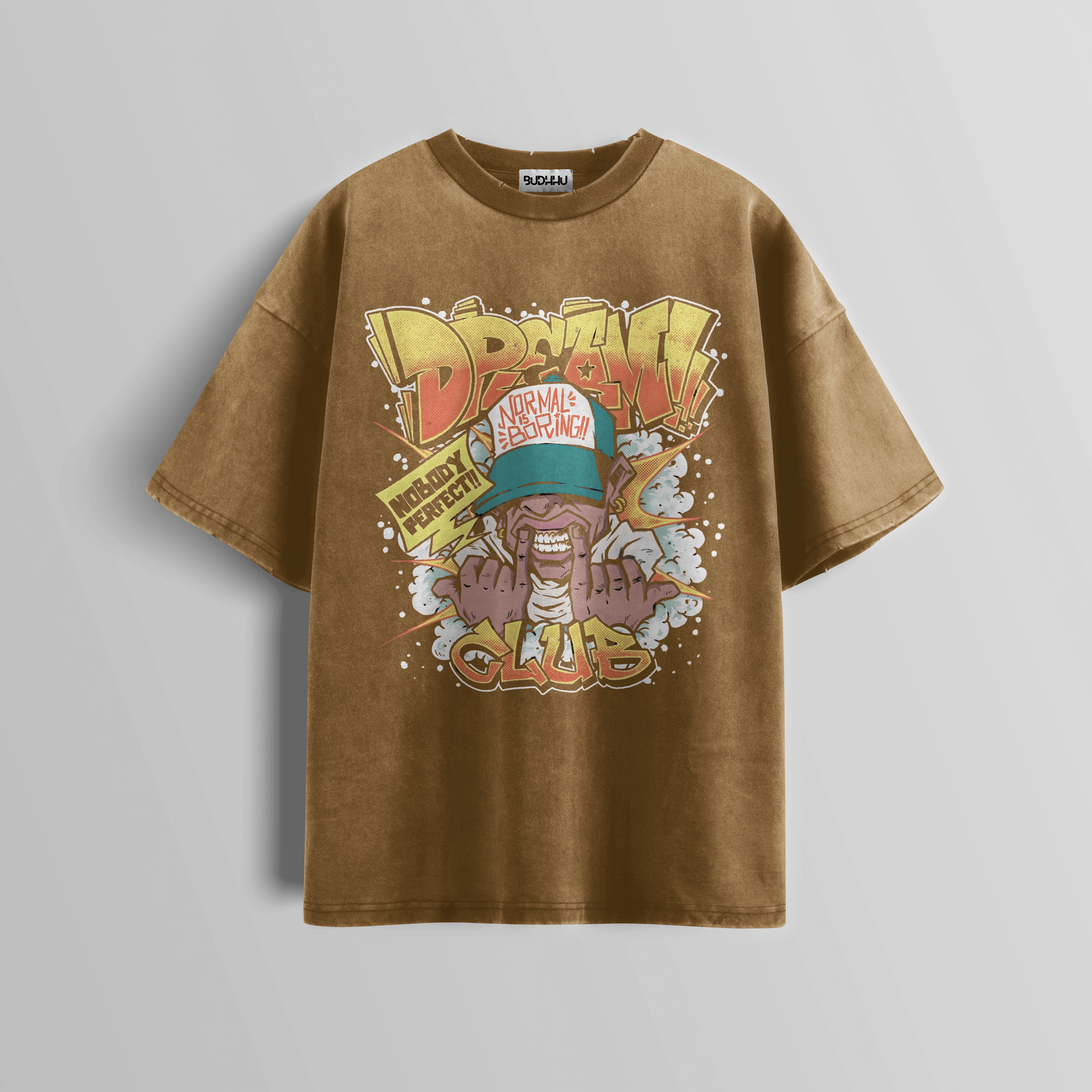 Dream Club Rebel Acid Wash Tee