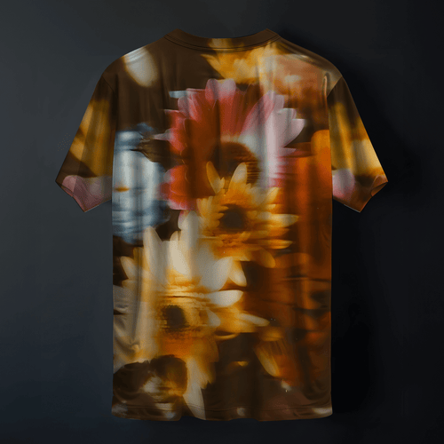 Dreamy Blossoms Printed Tee for Floral and Artistic Streetwear