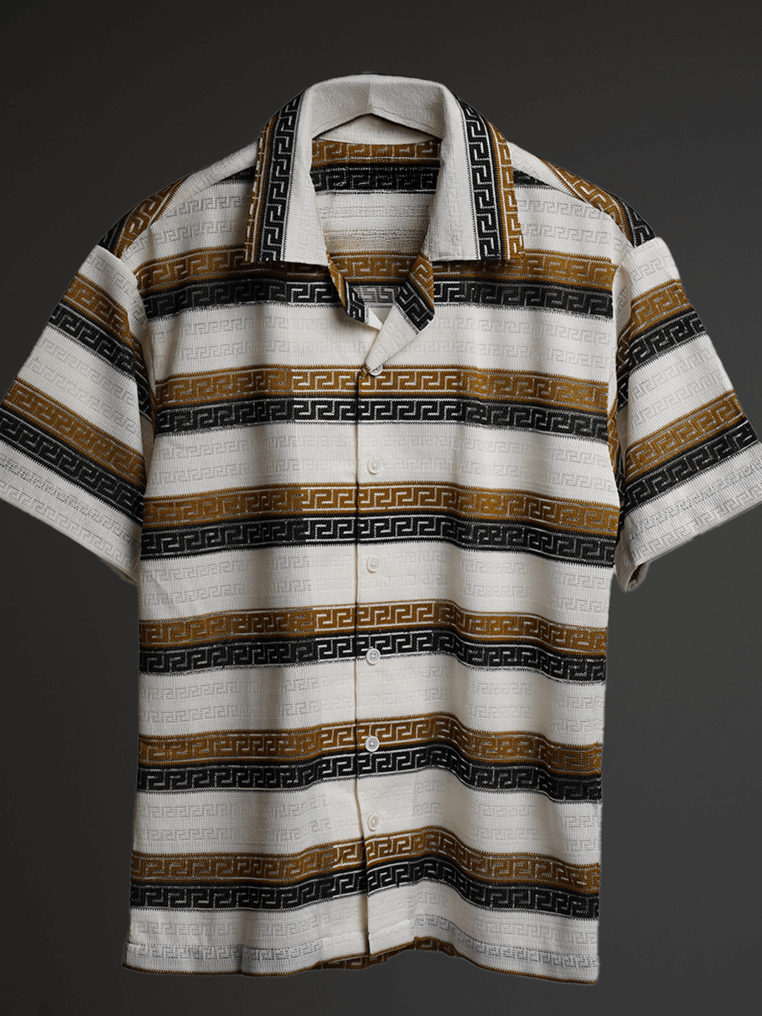 Ebony Sands Stripe Knitted Shirt