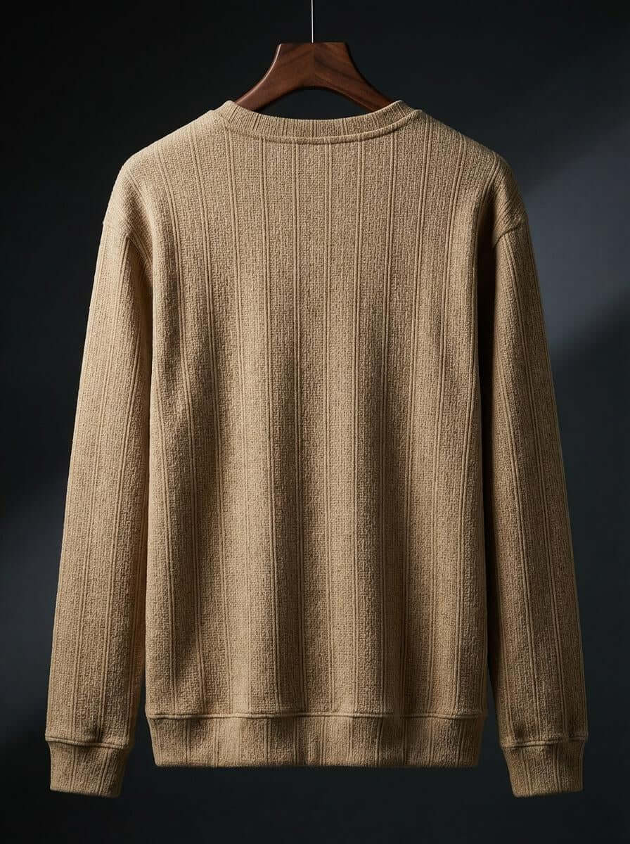 Daily Luxe Jacquard T-shirt – Desert Sand