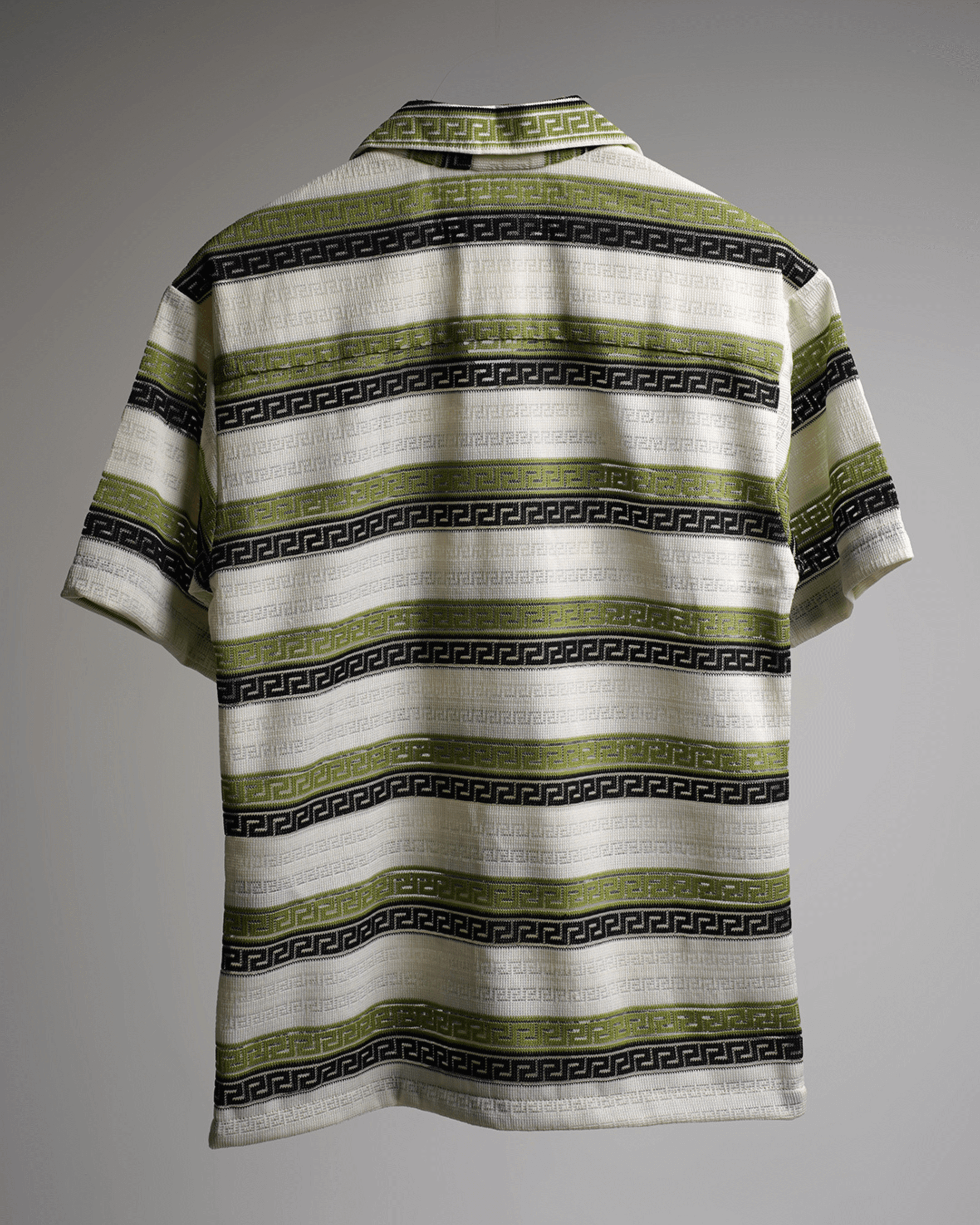 Green Gloove Stripe Knitted Shirt