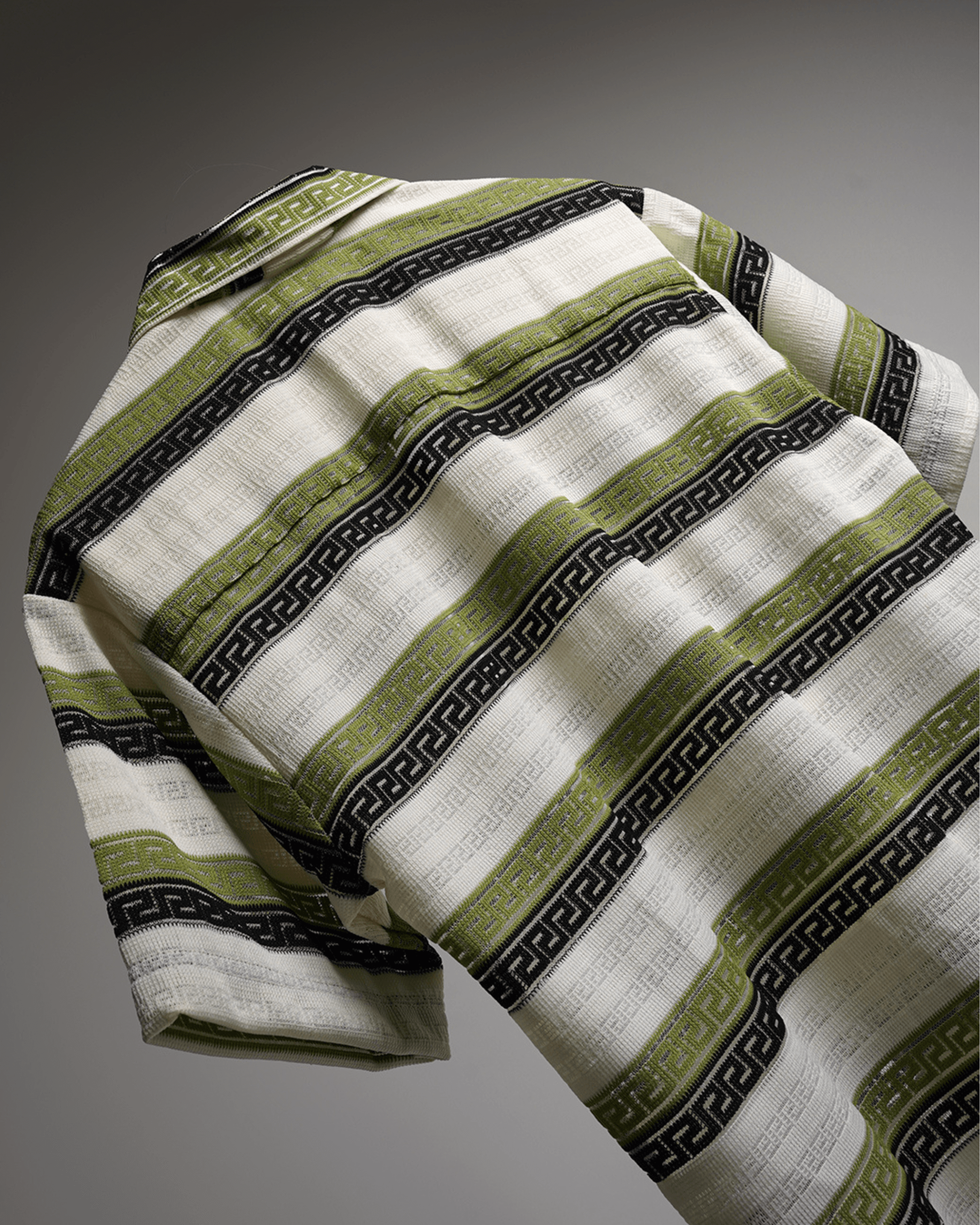 Green Gloove Stripe Knitted Shirt