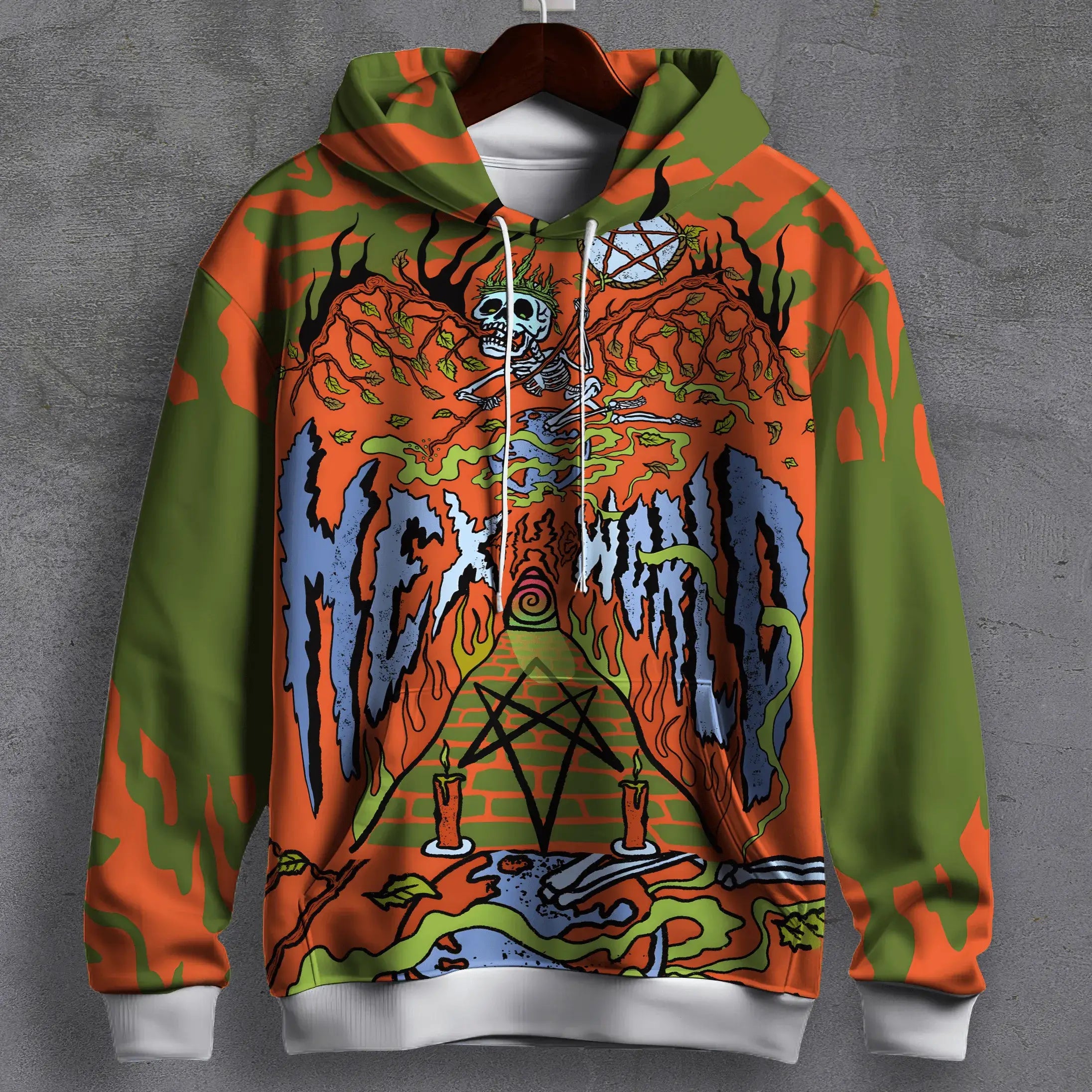 Hexbound Printed Hoodie
