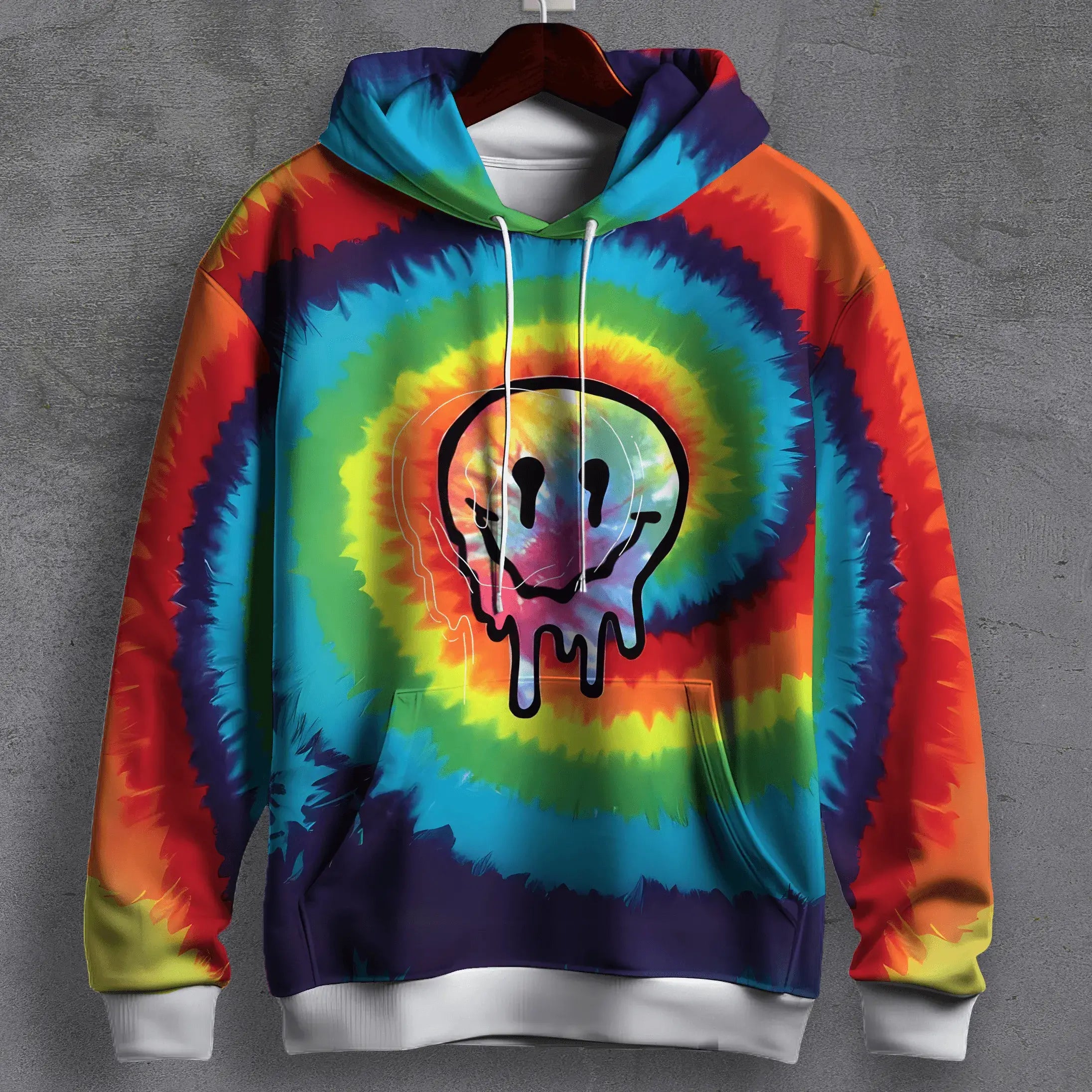 Hippy Drip Printed Hoodie