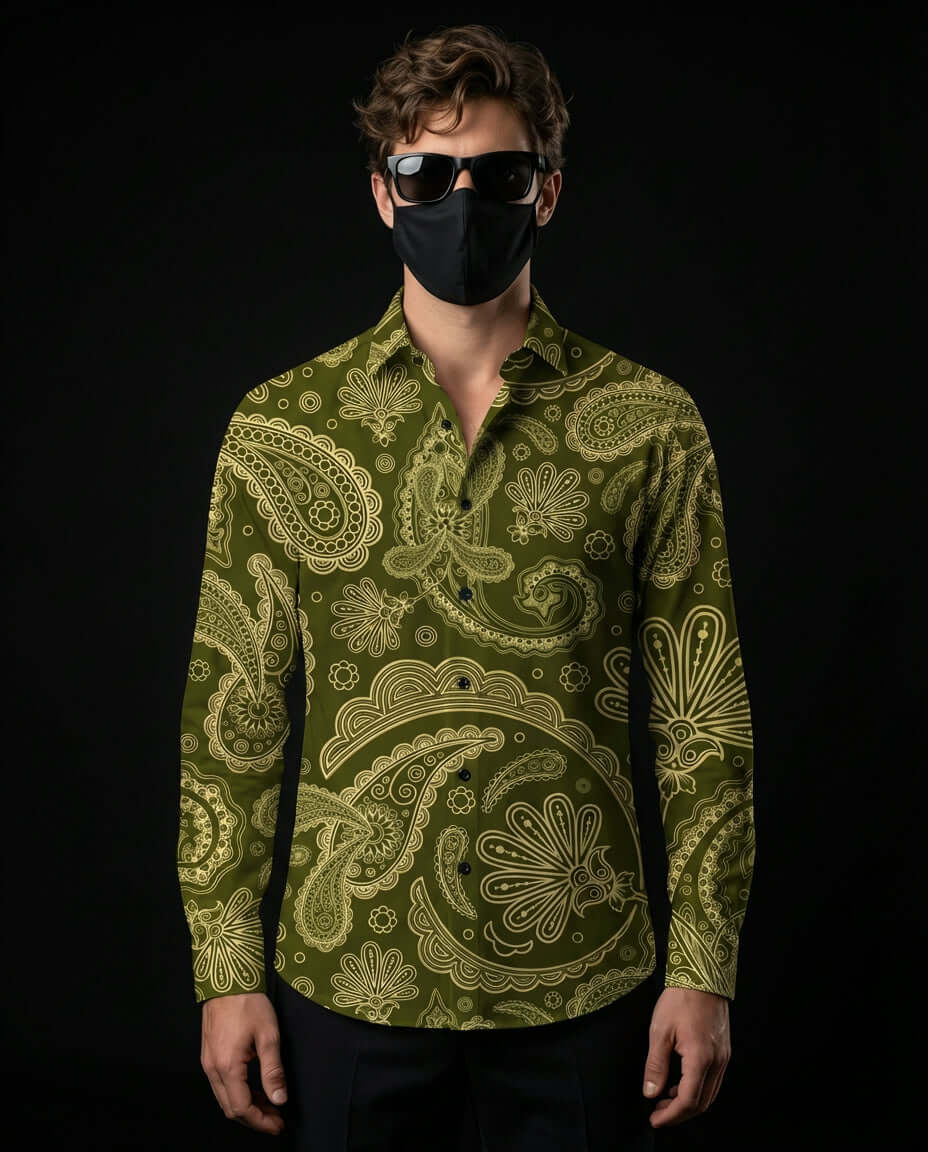 SAGE SERPENT SHIRT // PAISLEY EDITION