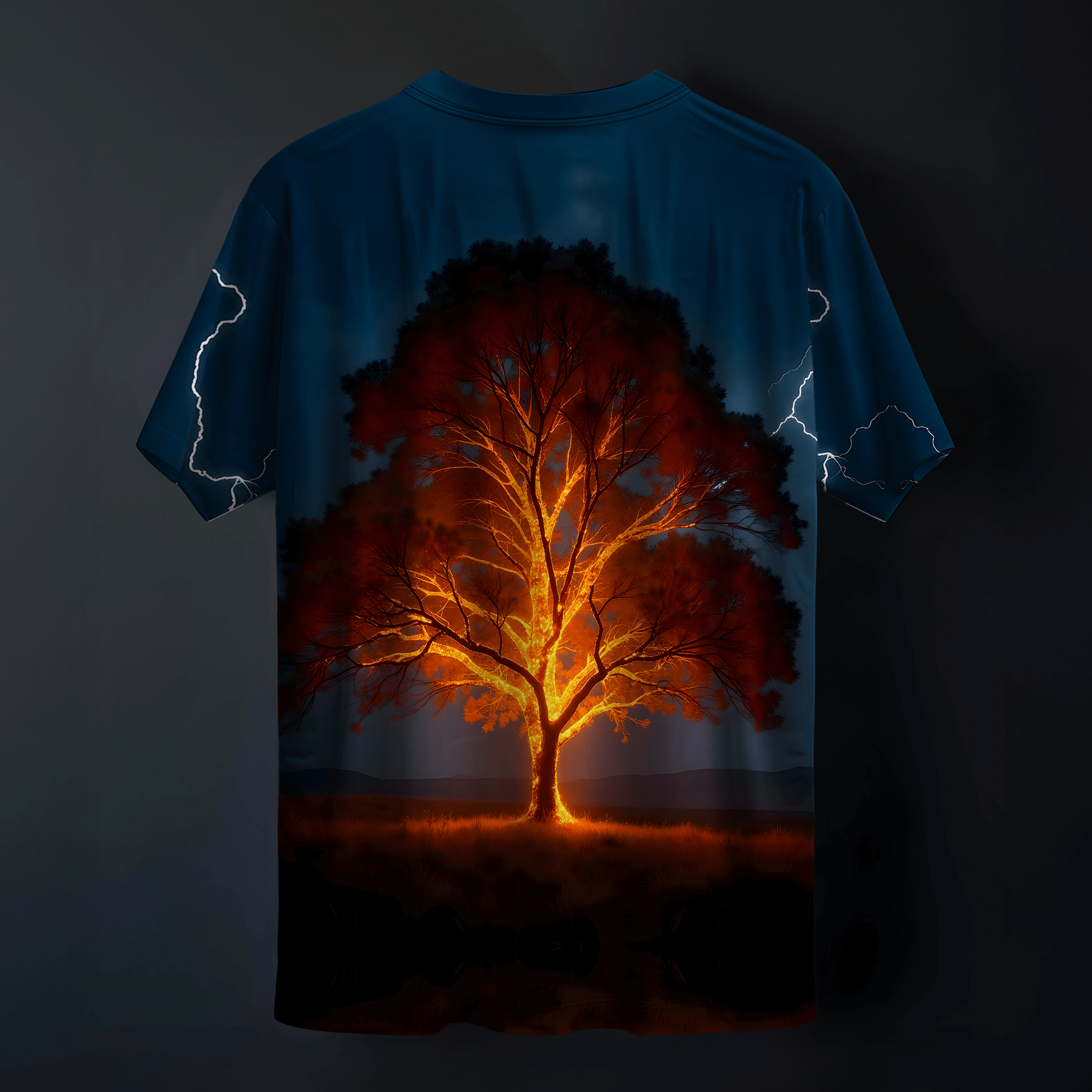 Jungle Flames Printed Tee