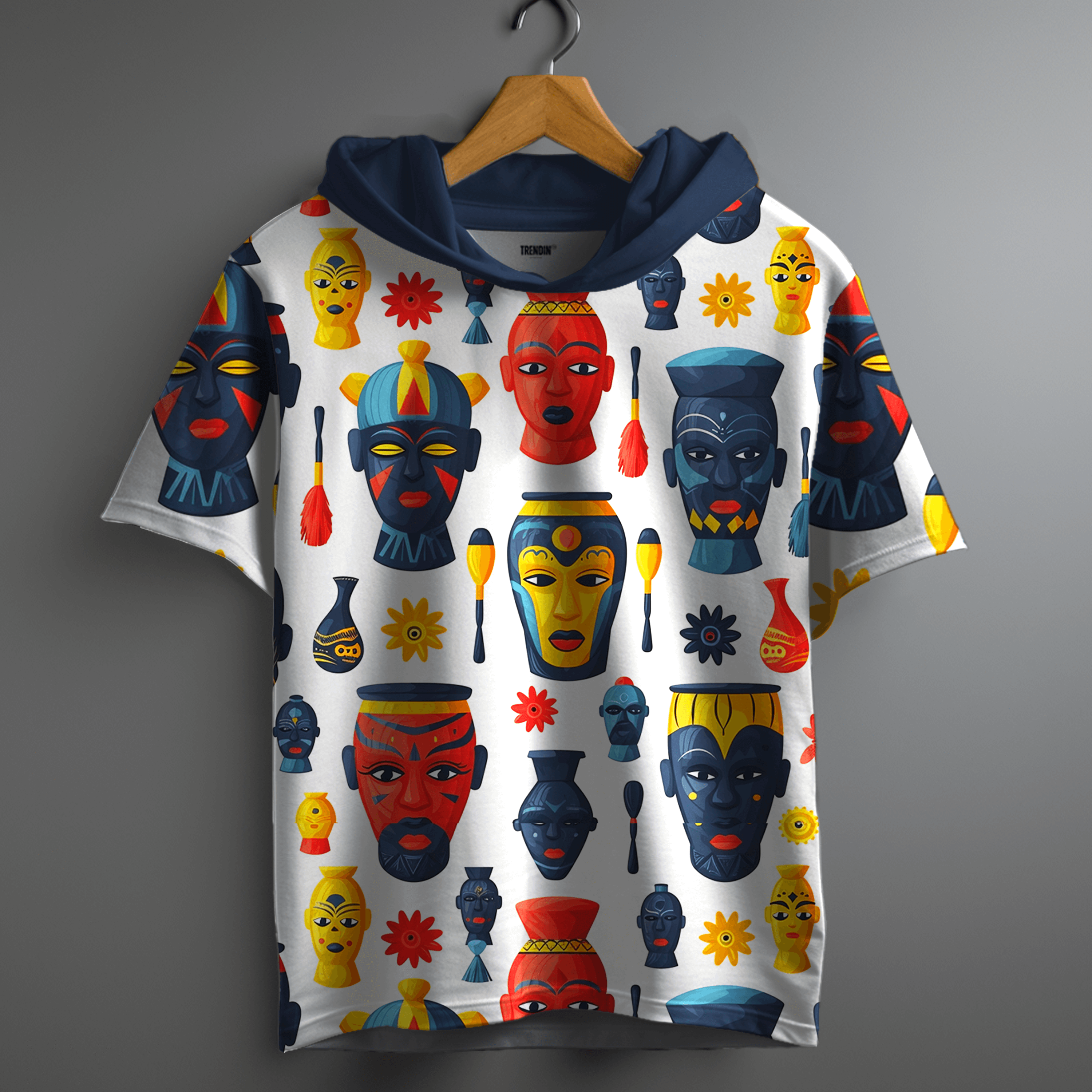 Emoji Fiesta Printed Hoodie