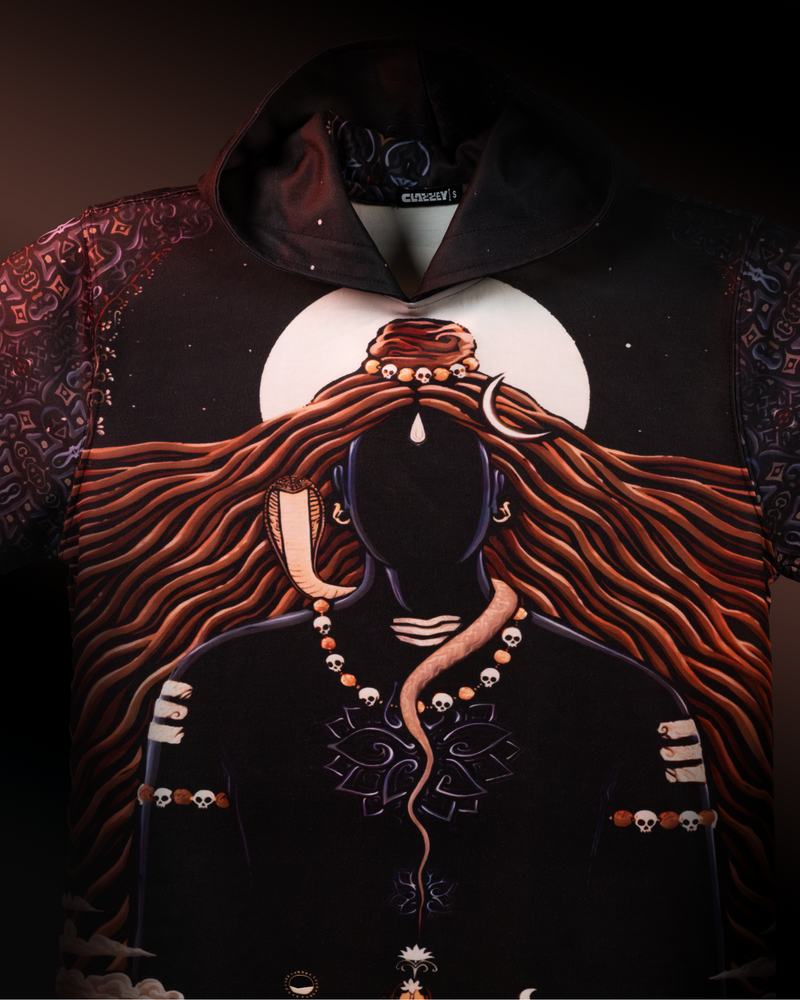 Shivaverse Oversized Hoodie for Spiritual and Bold Streetwear