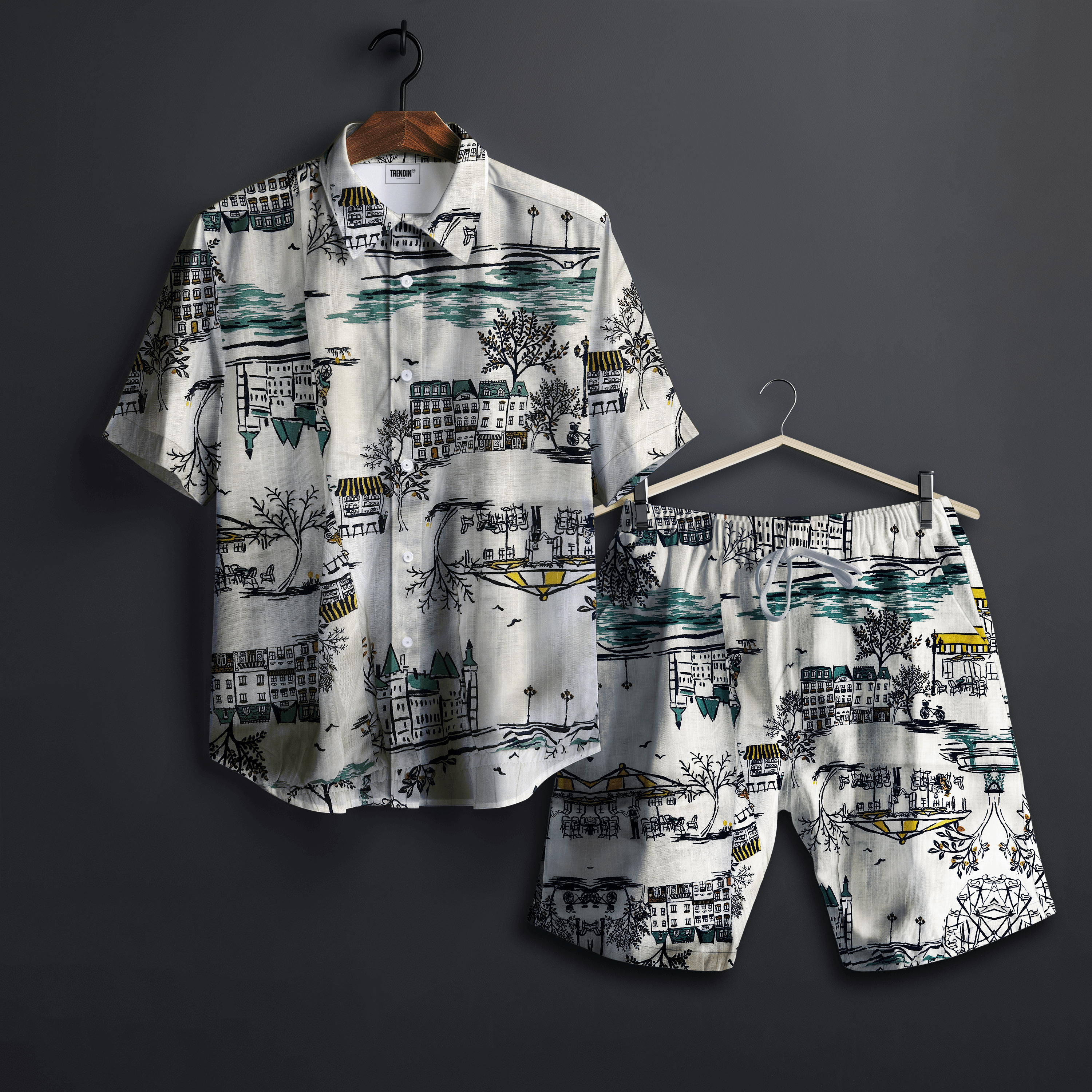 Hawaii Shirt And Short Set | 100% Pure Cotton