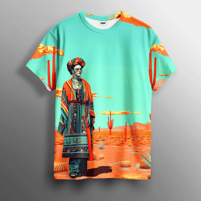 Desert Diva Printed Tee for Bold and Stylish Urban Streetwear