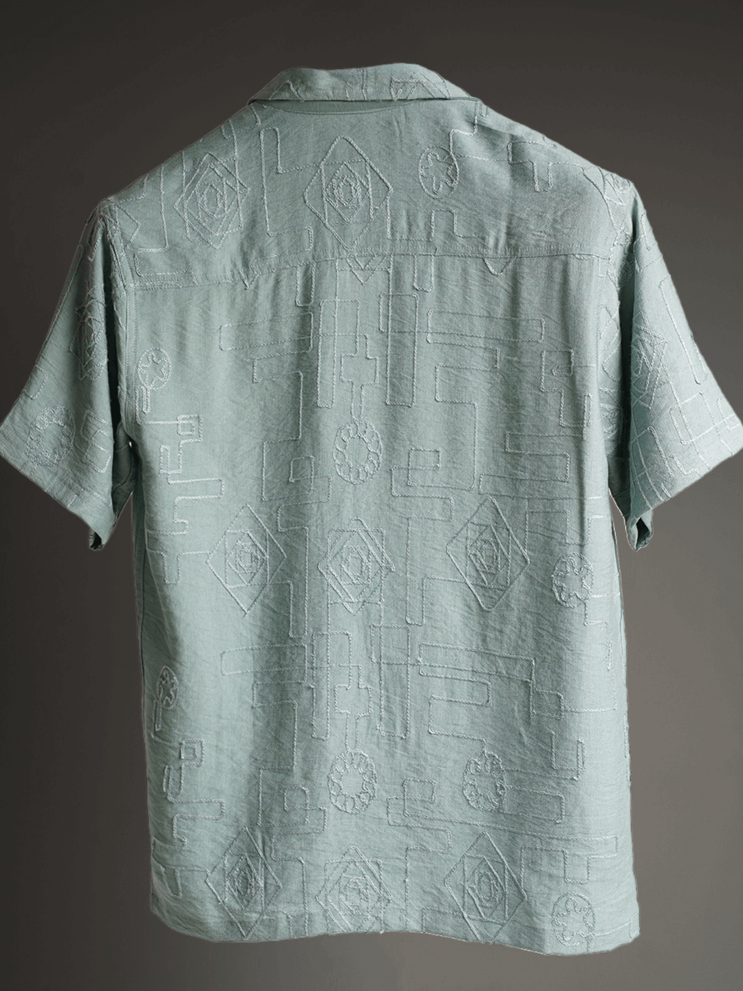 Leafy Luxe Knitted Shirt