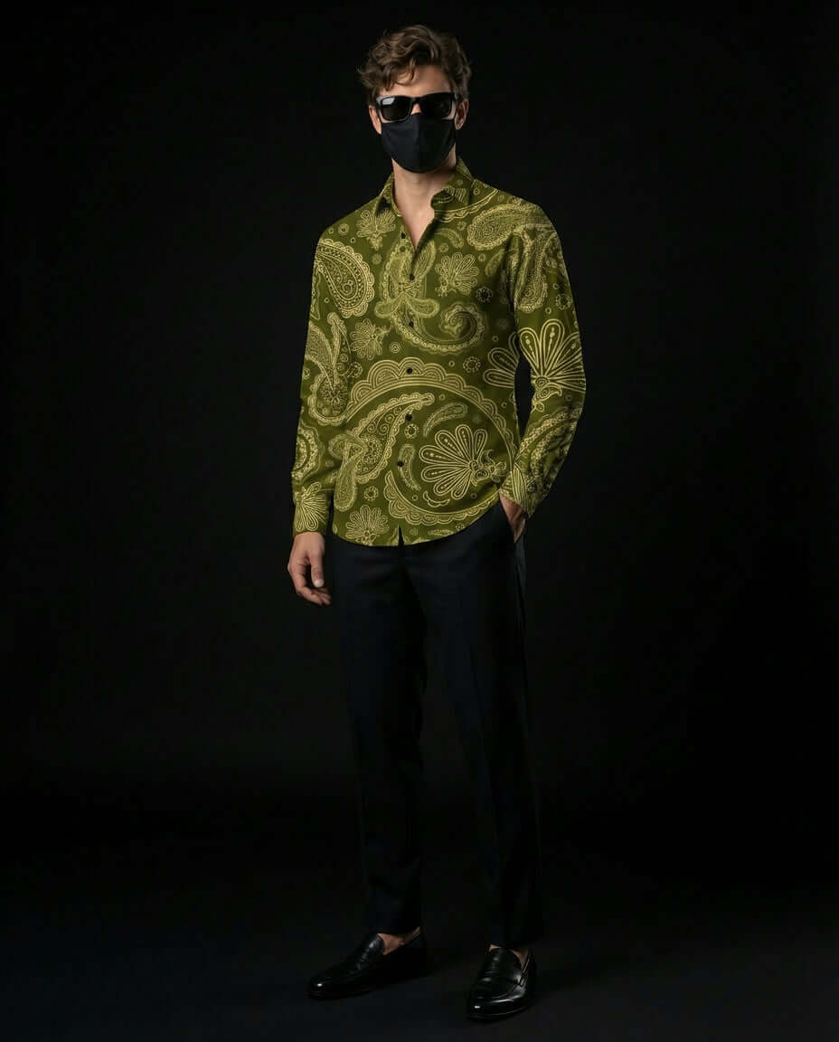 SAGE SERPENT SHIRT // PAISLEY EDITION