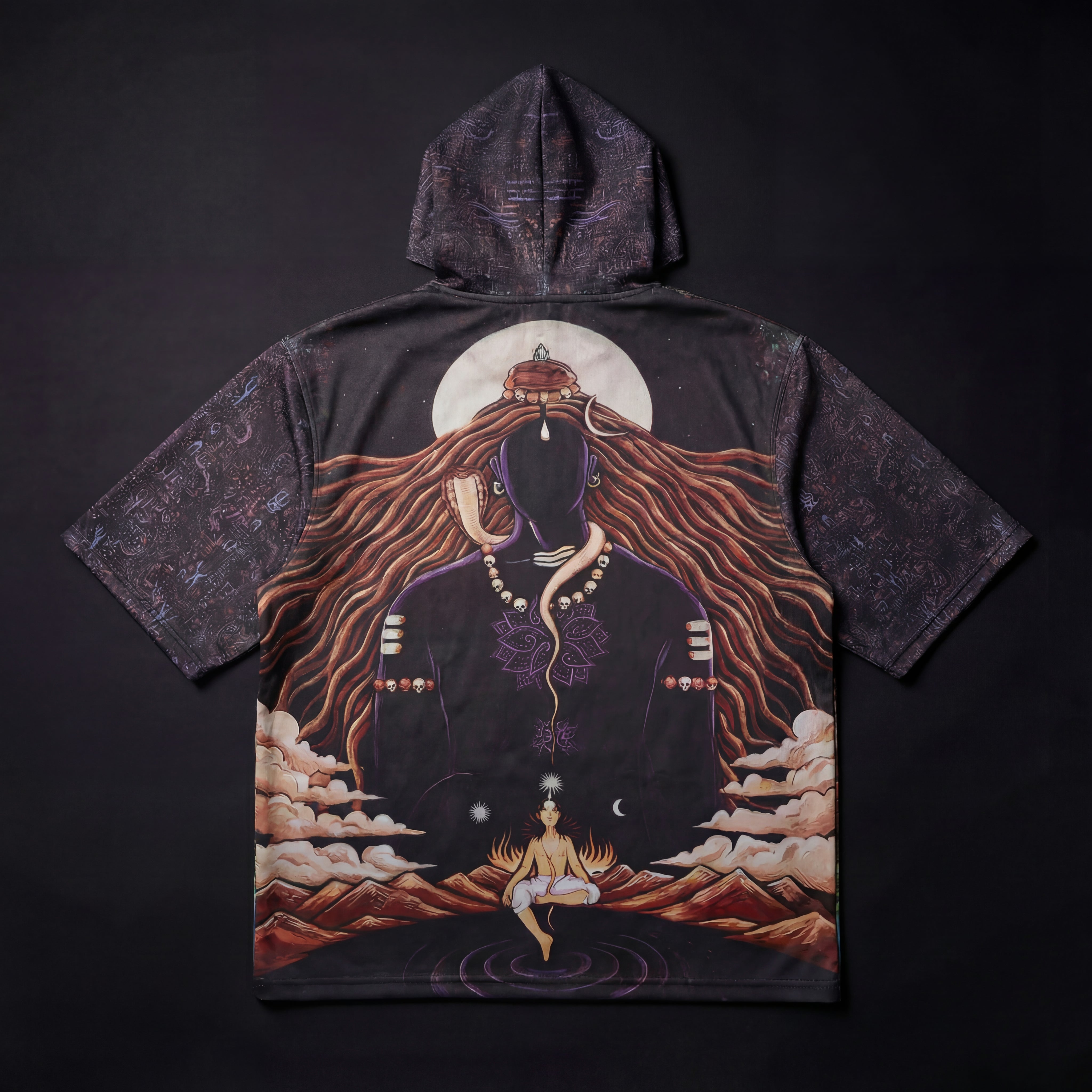 Shivaverse Oversized Hoodie for Spiritual and Bold Streetwear