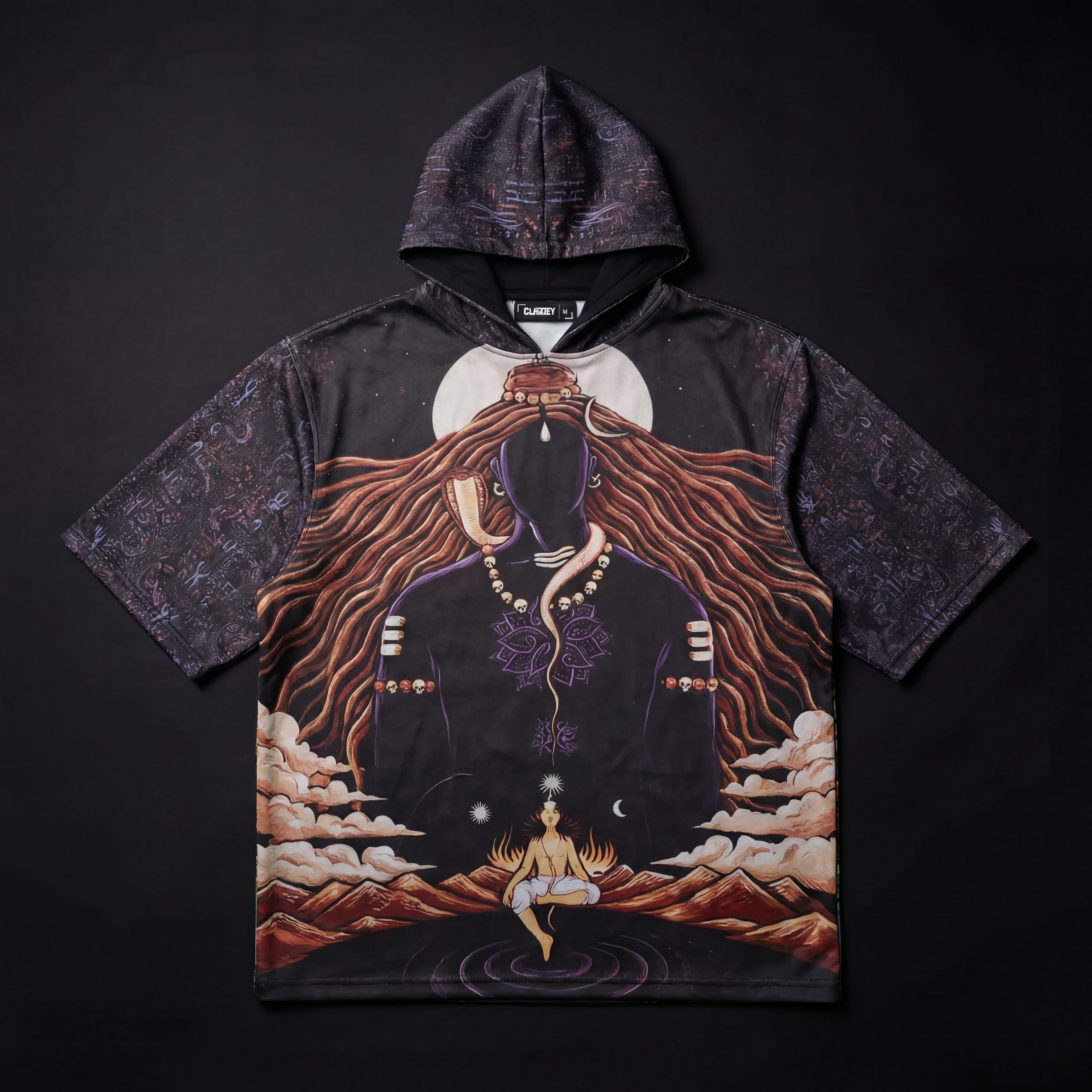 Shivaverse Oversized Hoodie for Spiritual and Bold Streetwear