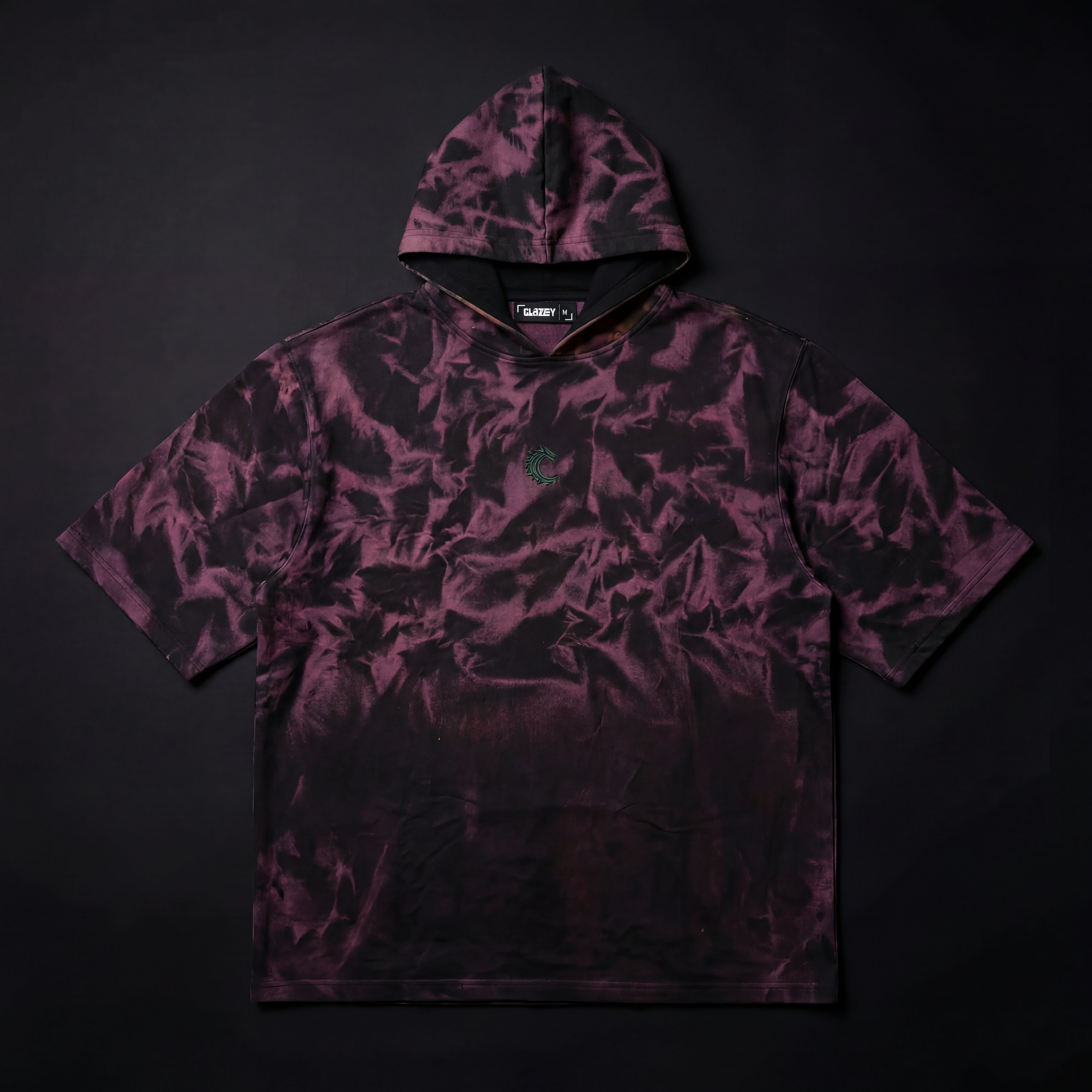 Shadow Mist Oversized Hoodie - Sleek Streetwear Comfort