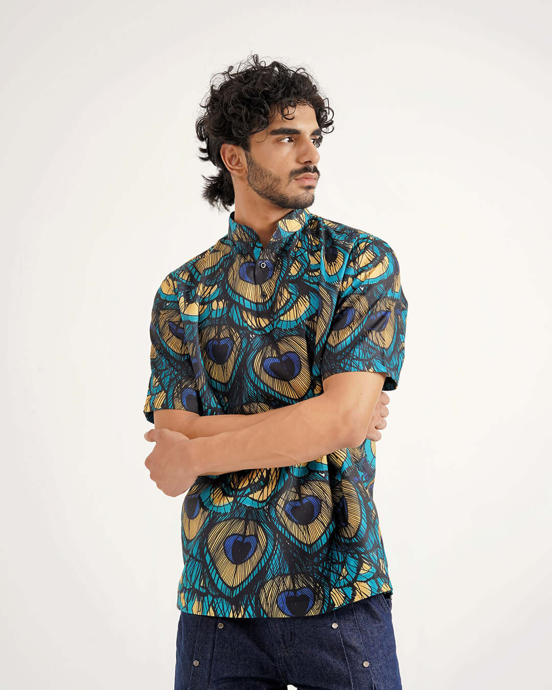 Royal Feather Short Kurta - CLAZZEY